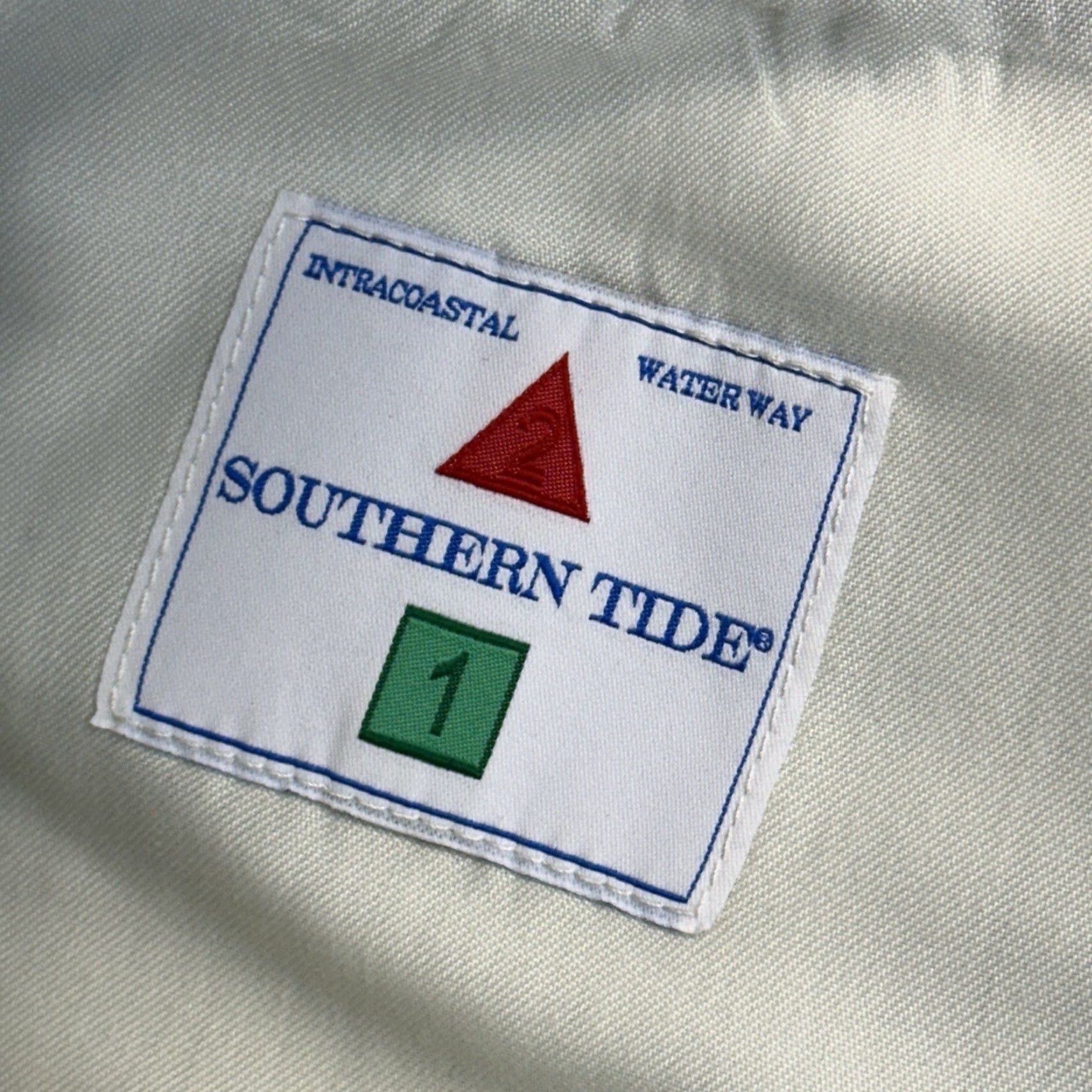 Southern Tide Southern Tide Pants Mens 36x26 Channel Marker Flat Front Chino Altered Hem Blue Regular Straight Xs? Size US 36 / EU 52 - 7 Thumbnail