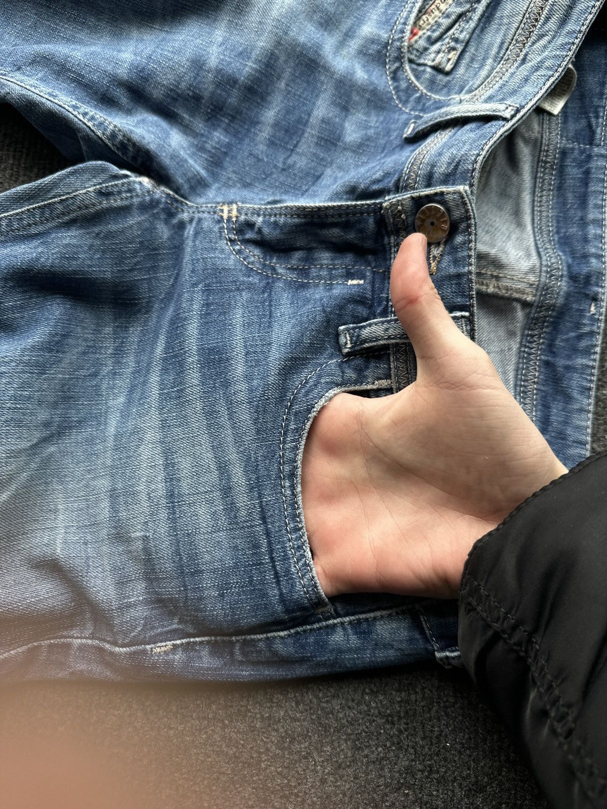 Diesel OPIUM 🚨 DIESEL WMN DENIM JEANS AVANT GARDE Y2K IFSIXWASNINE Size 28" / US 6 / IT 42 - 10 Thumbnail