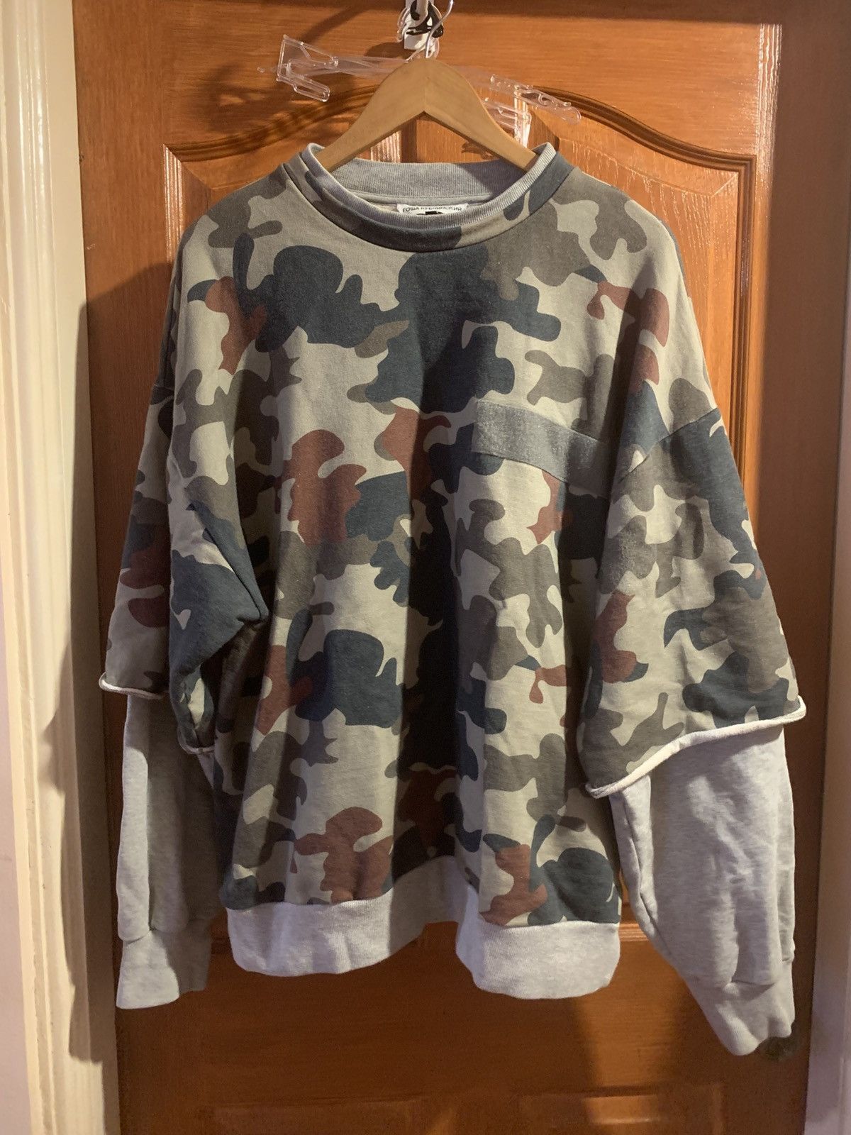 Gosha Rubchinskiy Gosha Rubchinskiy layered camouflage sweater Size US XL / EU 56 / 4 - 3 Thumbnail