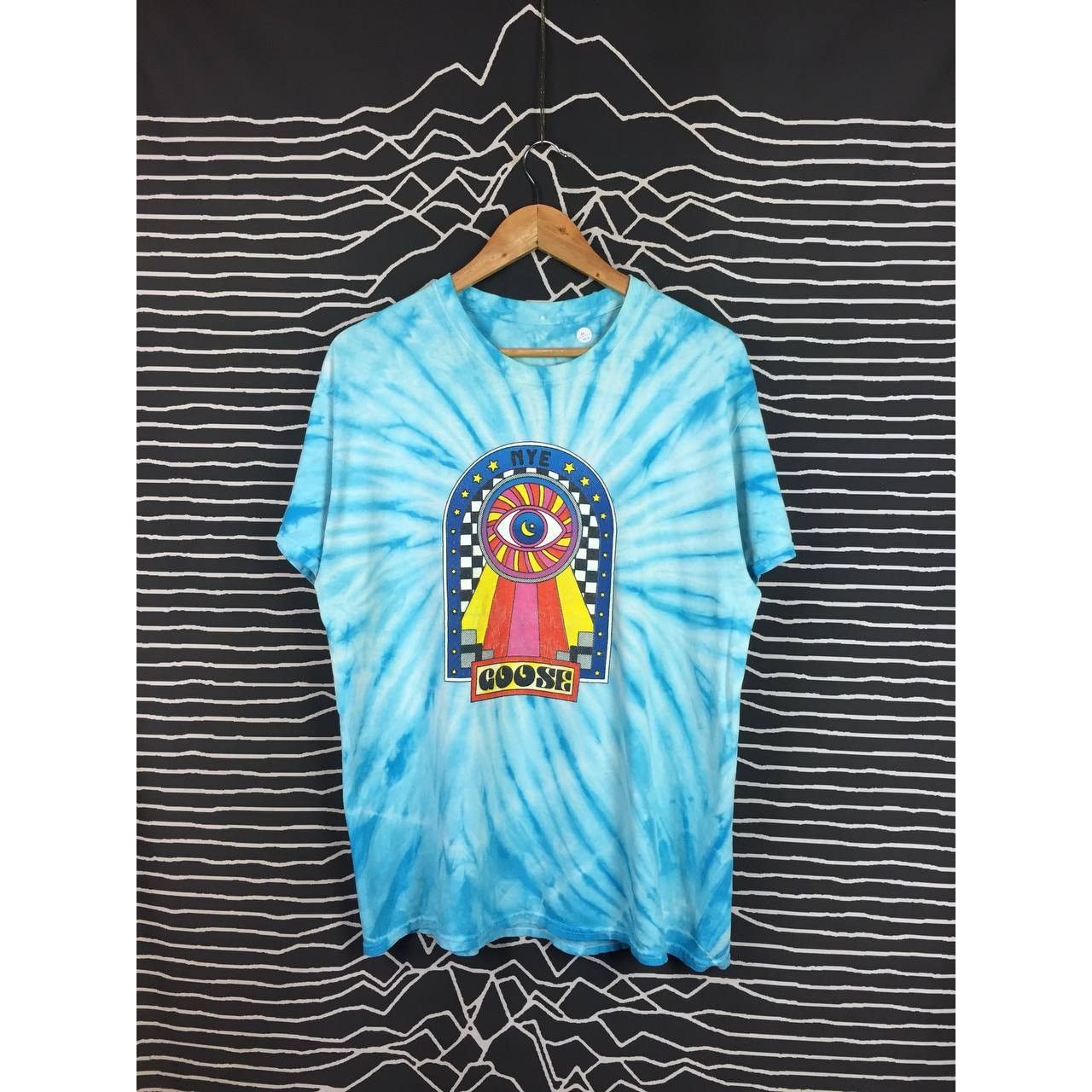 Band Tees Goose Psychedelic Rock Band NYE 2025 Concert Tie Dye Tee Size US L / EU 52-54 / 3 - 2 Thumbnail