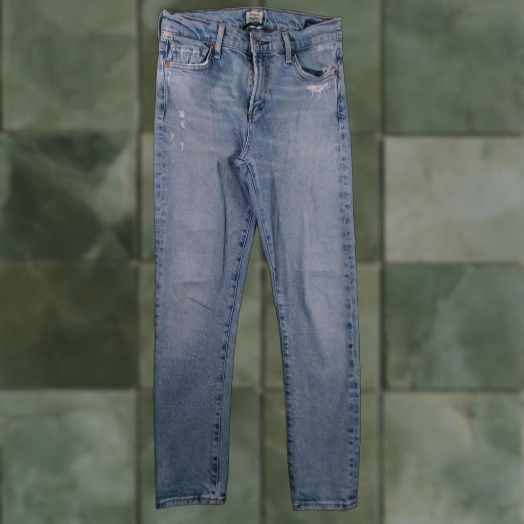 Citizens Of Humanity VINTAGE Citizens of Humanity Jeans Women 25 Light Blue Harlow Slim Distressed 90s Grunge Ankle Mens? Wait. Size 42" / US 20 - 1 Thumbnail