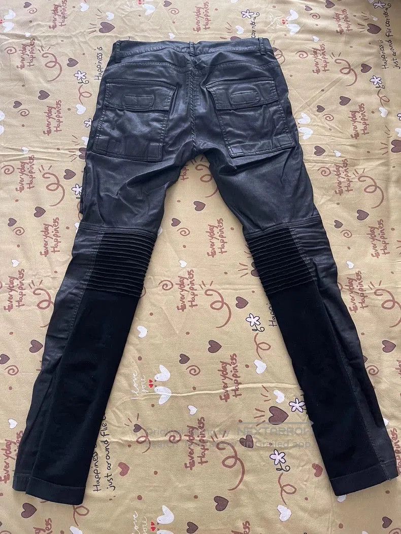 Rick Owens Drkshdw RICKOWENS DRKSHDW 2016MEMPHIS Black Wax Pants. Size US 29 - 1 Thumbnail