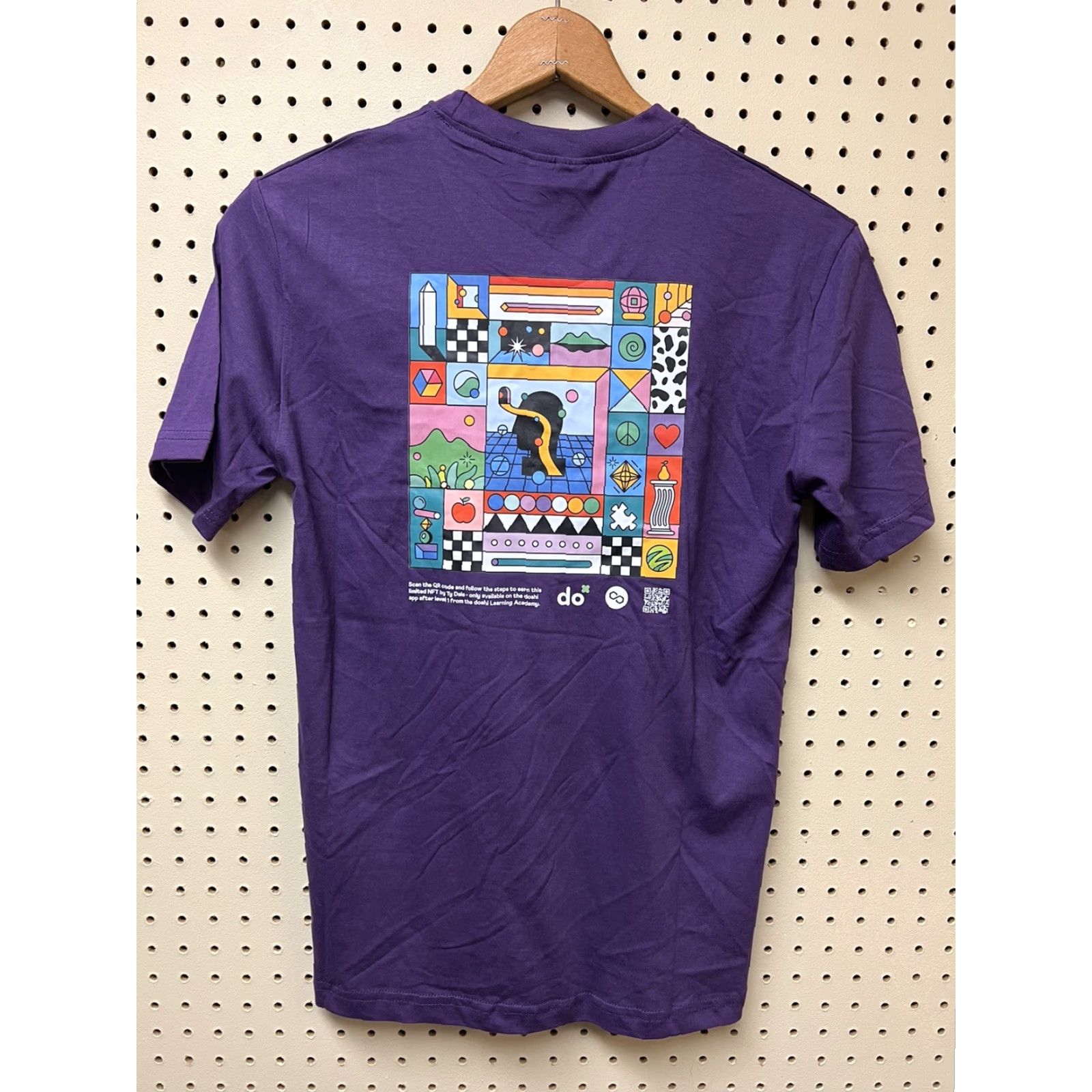 Vintage Nike Shirt Unbranded Crew Neck Short Sleeve Purple 100% Cotton S T-Shirt NWT Mens Womens Adults - Size S / US 4 / IT 40 - 2 Thumbnail