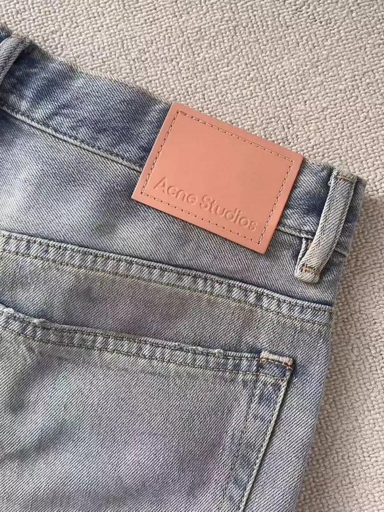 Acne Studios Acne Studios Light blue mud-dyed wasteland graffiti rework Size 28" / US 6 / IT 42 - 3 Thumbnail