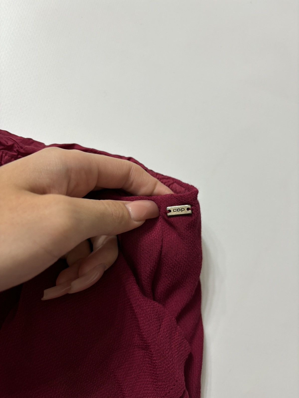 Cop Copine × Vintage COP COPINE VISCOSE ASYMMETRIC MIDI SKIRT VINTAGE Size 28" / US 6 / IT 42 - 3 Thumbnail