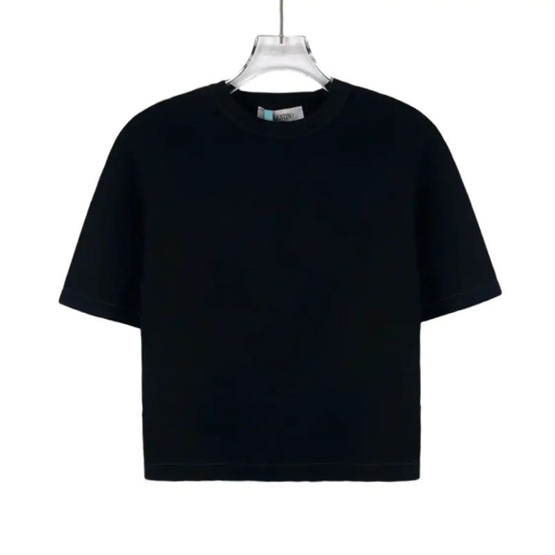 Valentino Valentino Black Short Sleeve Women's T-Shirt 0089 Size XS / US 0-2 / IT 36-38 - 1 Thumbnail