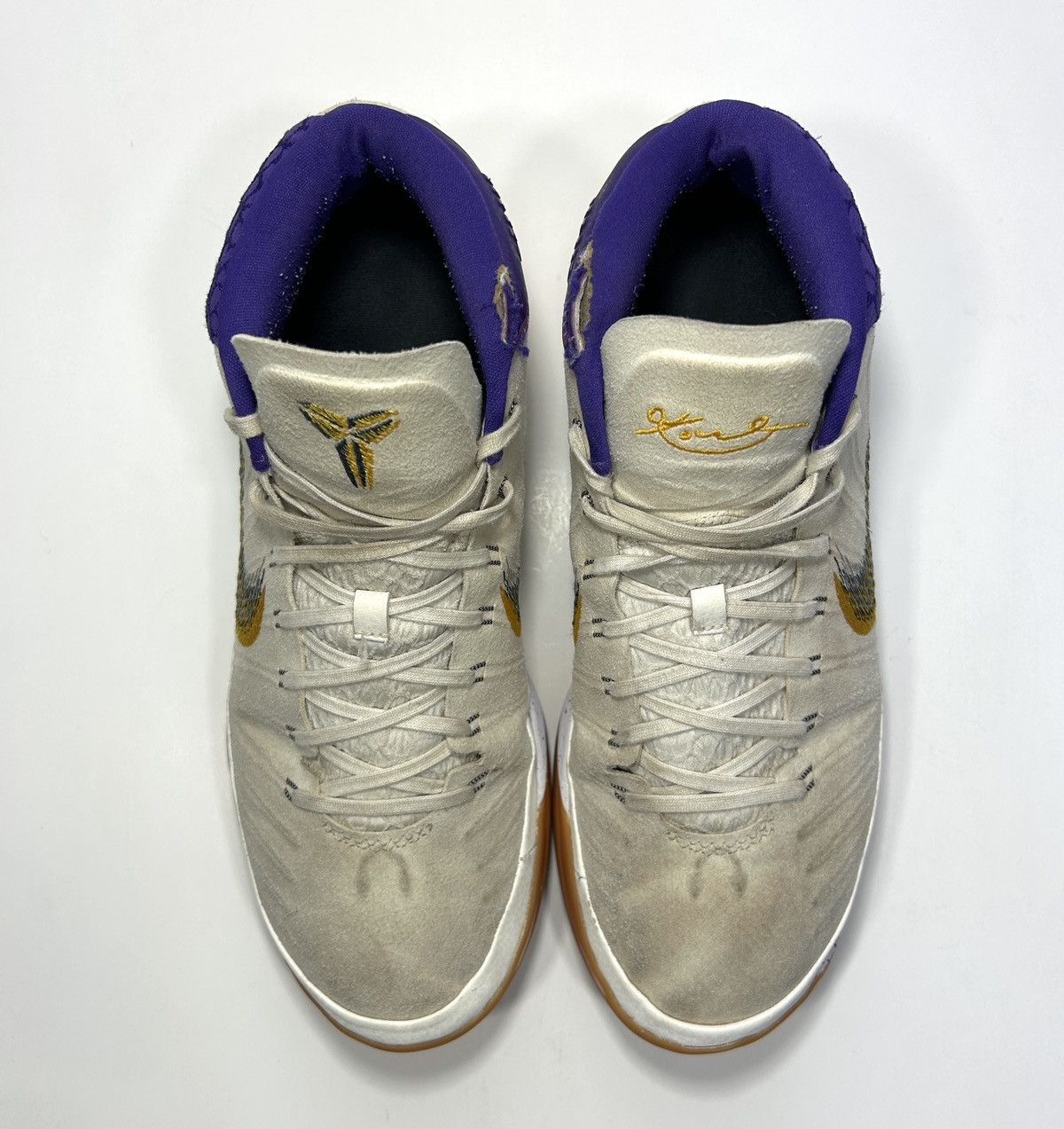 Nike Nike Kobe A.D iD Mid Lakers Home Colorway Shoes Size: 12 M Size US 12 / EU 45 - 4 Thumbnail
