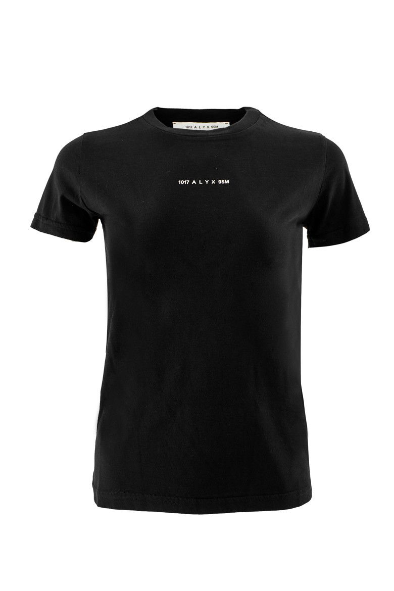 1017 ALYX 9SM o1mle0325 Address Logo T-Shirt in Black Size M / US 6-8 / IT 42-44 - 1 Thumbnail