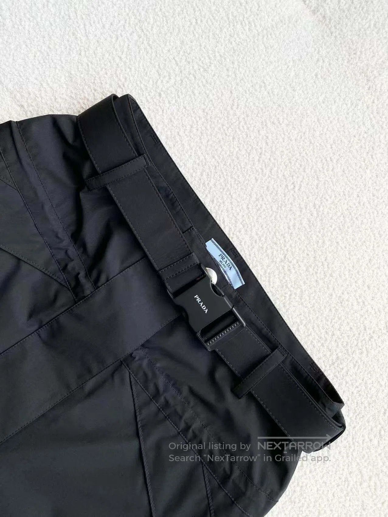 Prada Prada Nylon Cargo Skirt with Belt| Size 26" / US 2 / IT 38 - 4 Thumbnail
