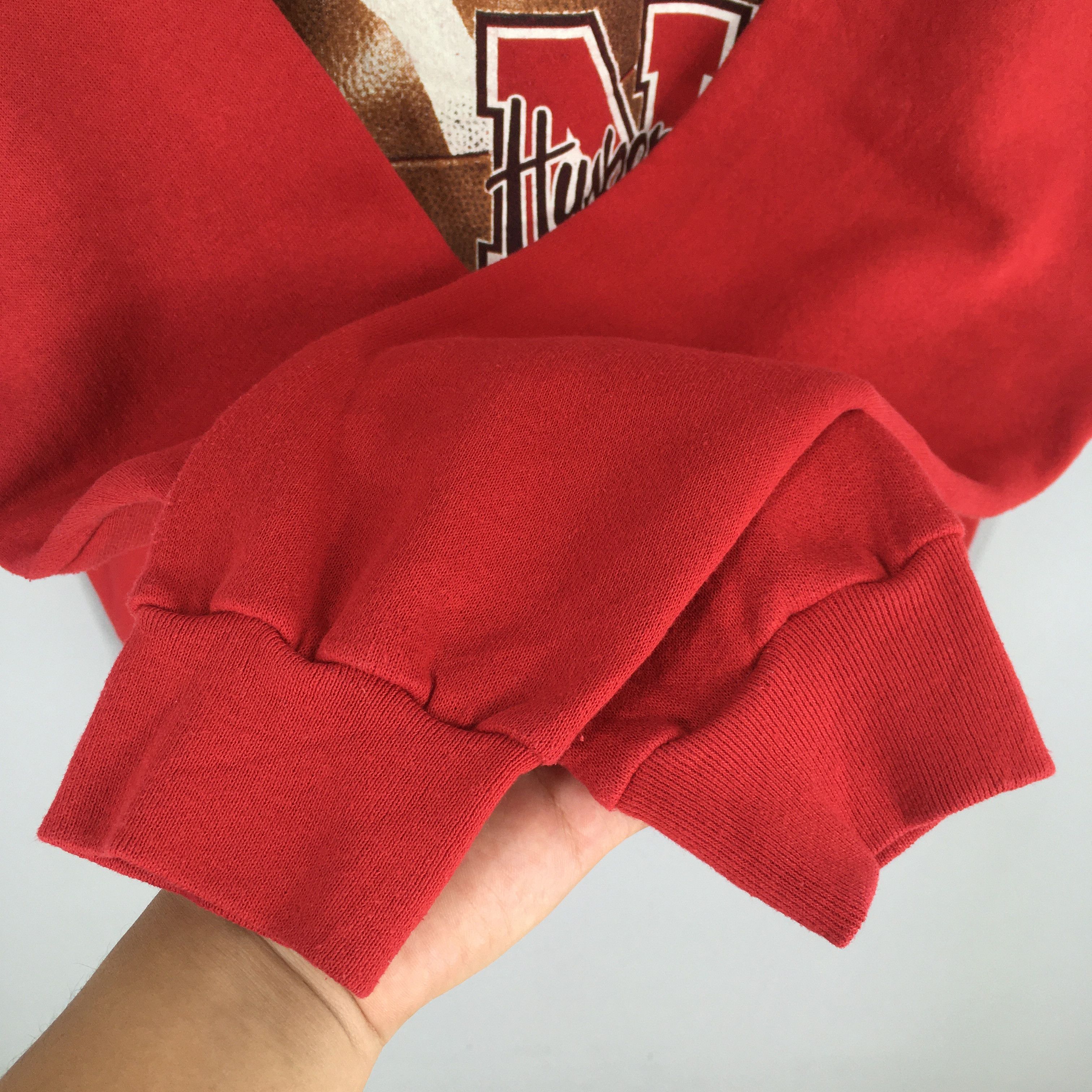 NCAA × Tultex × Vintage Vintage Nebraska Huskers Football Sweatshirts XLarge Size US XL / EU 56 / 4 - 4 Thumbnail