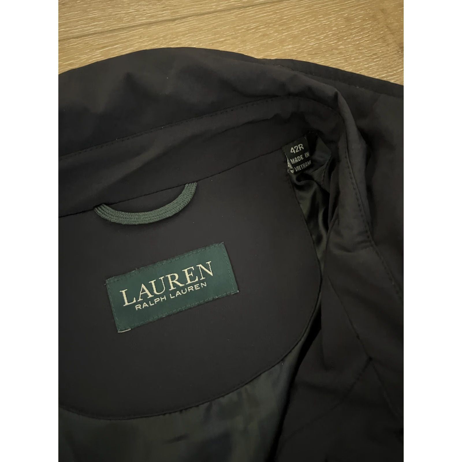 Ralph Lauren Lauren Ralph Lauren Mens Jacket 42R Blue Full Zip Nylon Shirt? Size US XS / EU 42 / 0 - 3 Thumbnail