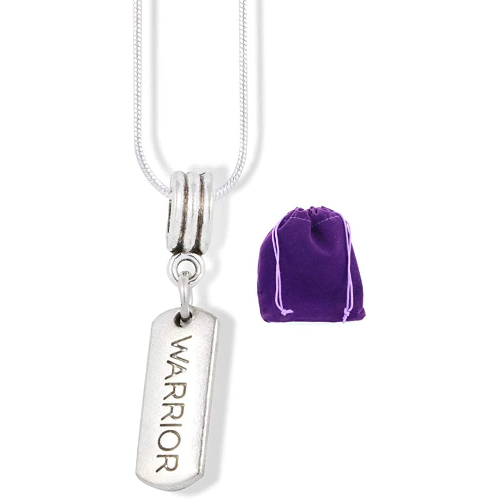 & Other Stories Warrior Necklace | Inspirational Saying Charm Pendant Size ONE SIZE - 1 Thumbnail