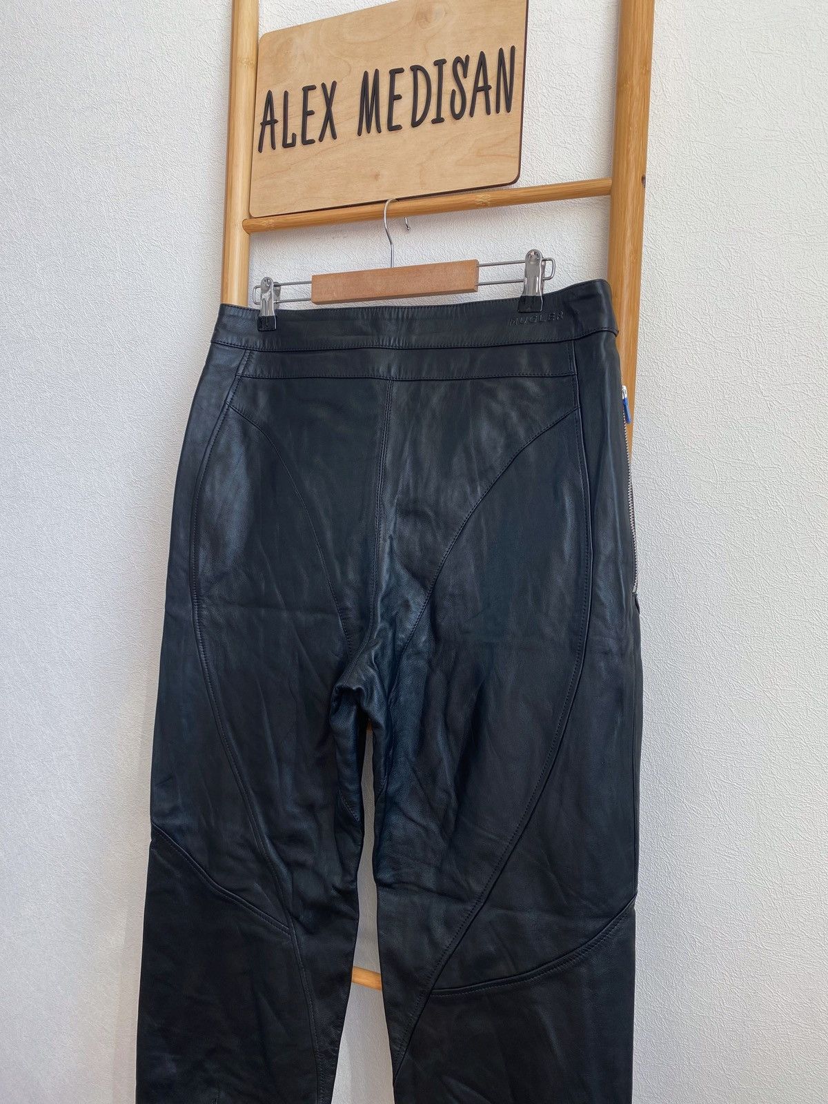 Mugler Mugler x H&M Leather Pants Size US 34 / EU 50 - 15 Thumbnail