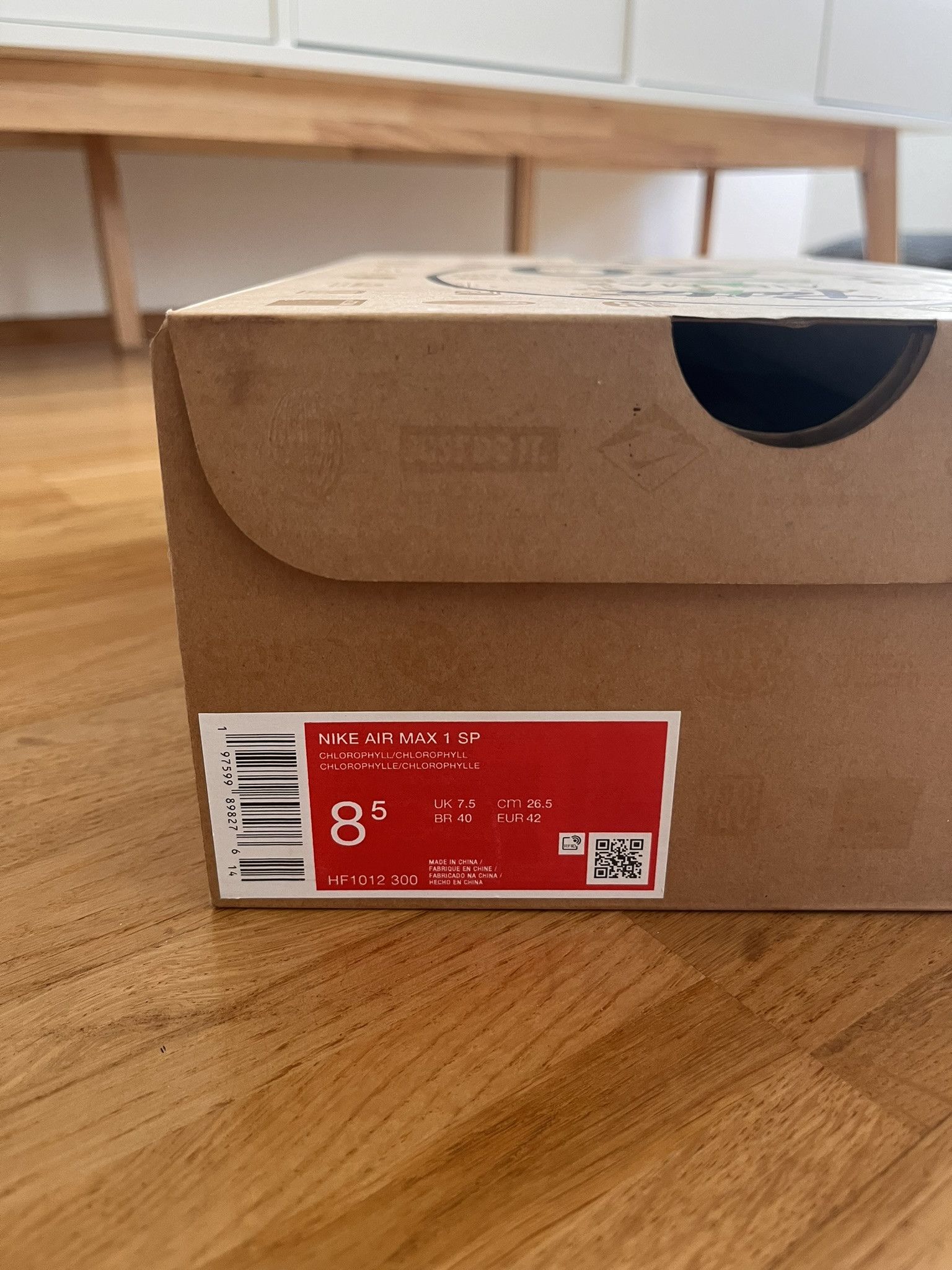 Nike Nike Air Max 1 x Patta 20th Anniversary Chlorophyll US8.5 Size US 8.5 / EU 41-42 - 6 Thumbnail