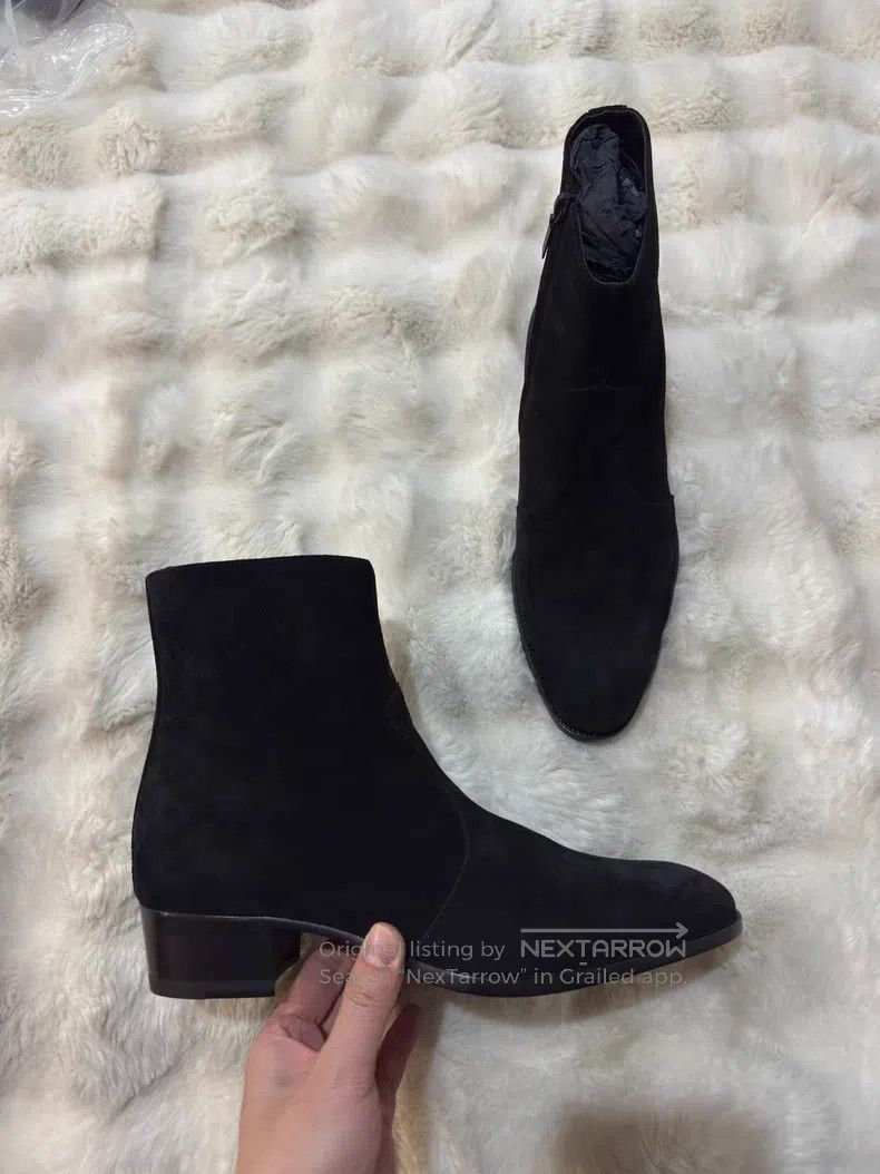 Saint Laurent Paris Saint Laurent Paris Suede Men's Boots Size US 9 / EU 42 - 3 Thumbnail
