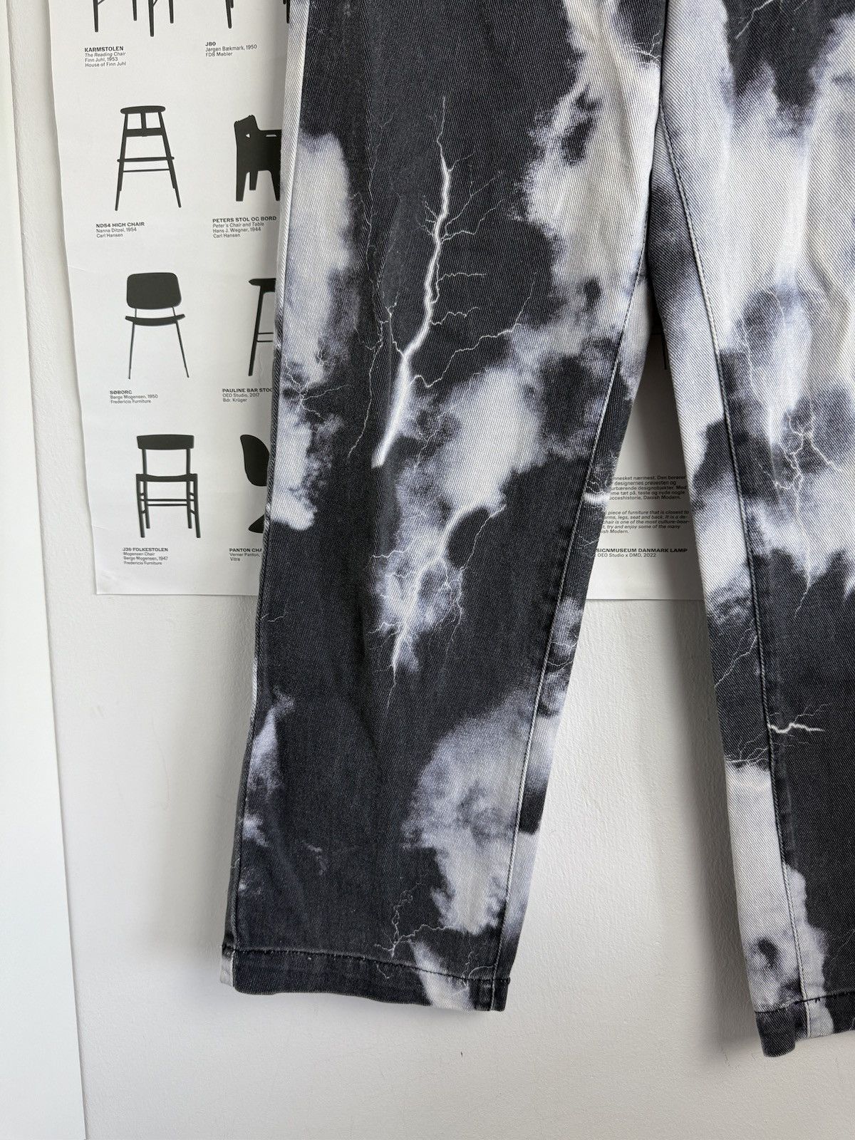 Jaded London Jaded London lighting cloud skate fit pants 32x30 baggy swag Size US 32 / EU 48 - 4 Thumbnail