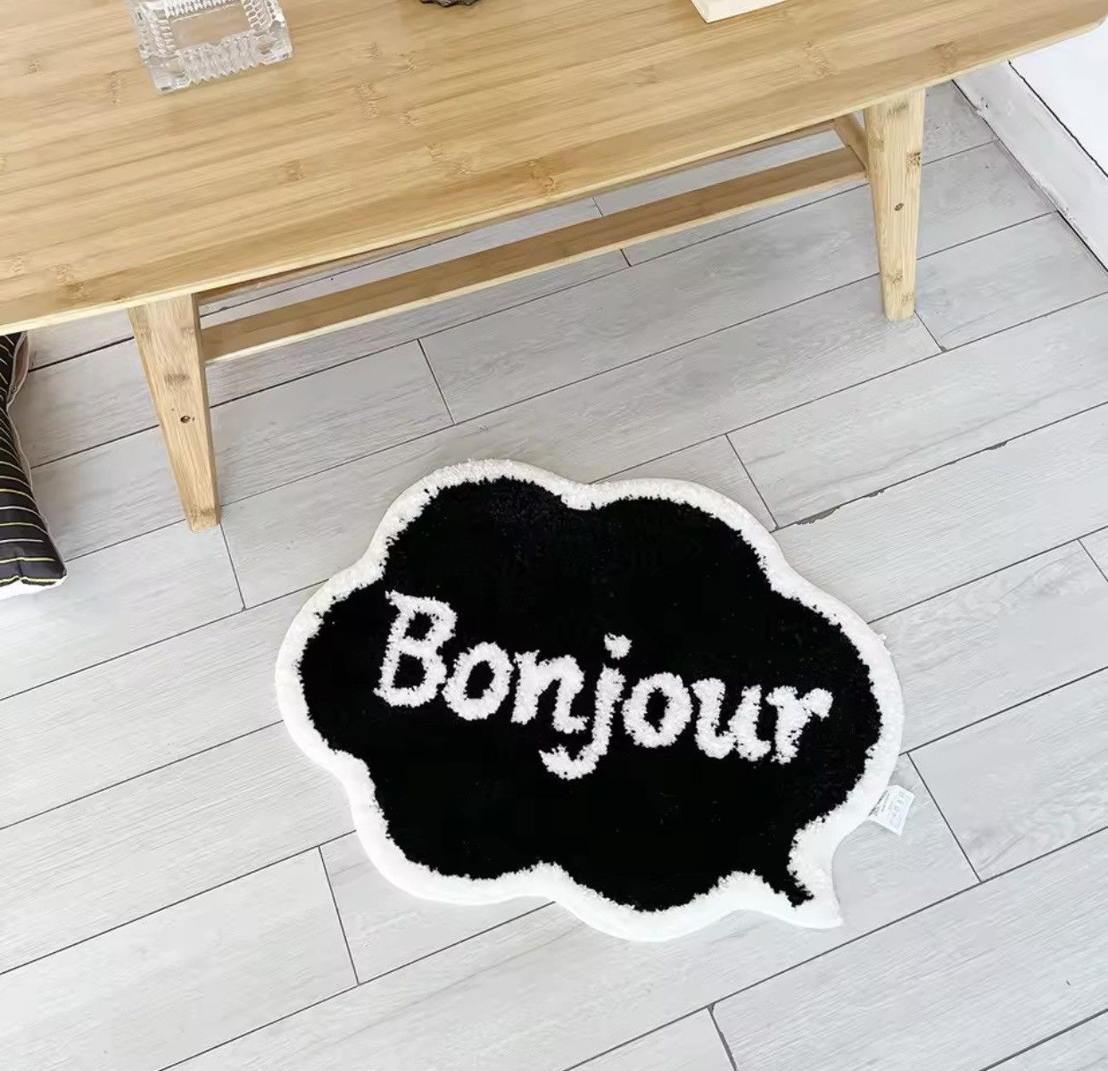 Japanese Brand × Vintage Bonjour Cute Rug 45x60cm Size ONE SIZE - 4 Thumbnail