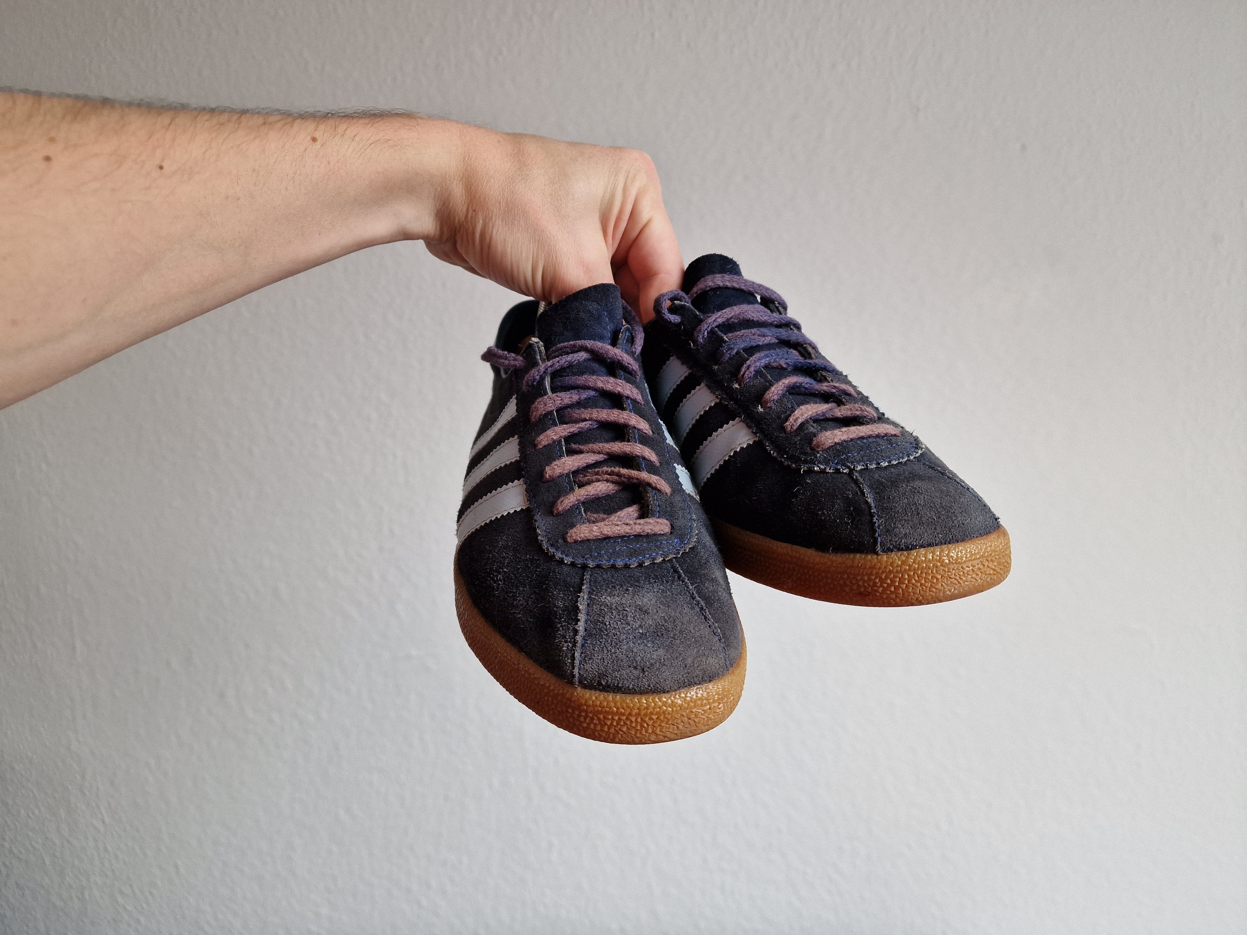 Adidas ADIDAS BERLIN Yugoslavia 3157 Navy Blue Vintage OG 70s 80s Size US 8 / EU 41 - 23 Thumbnail