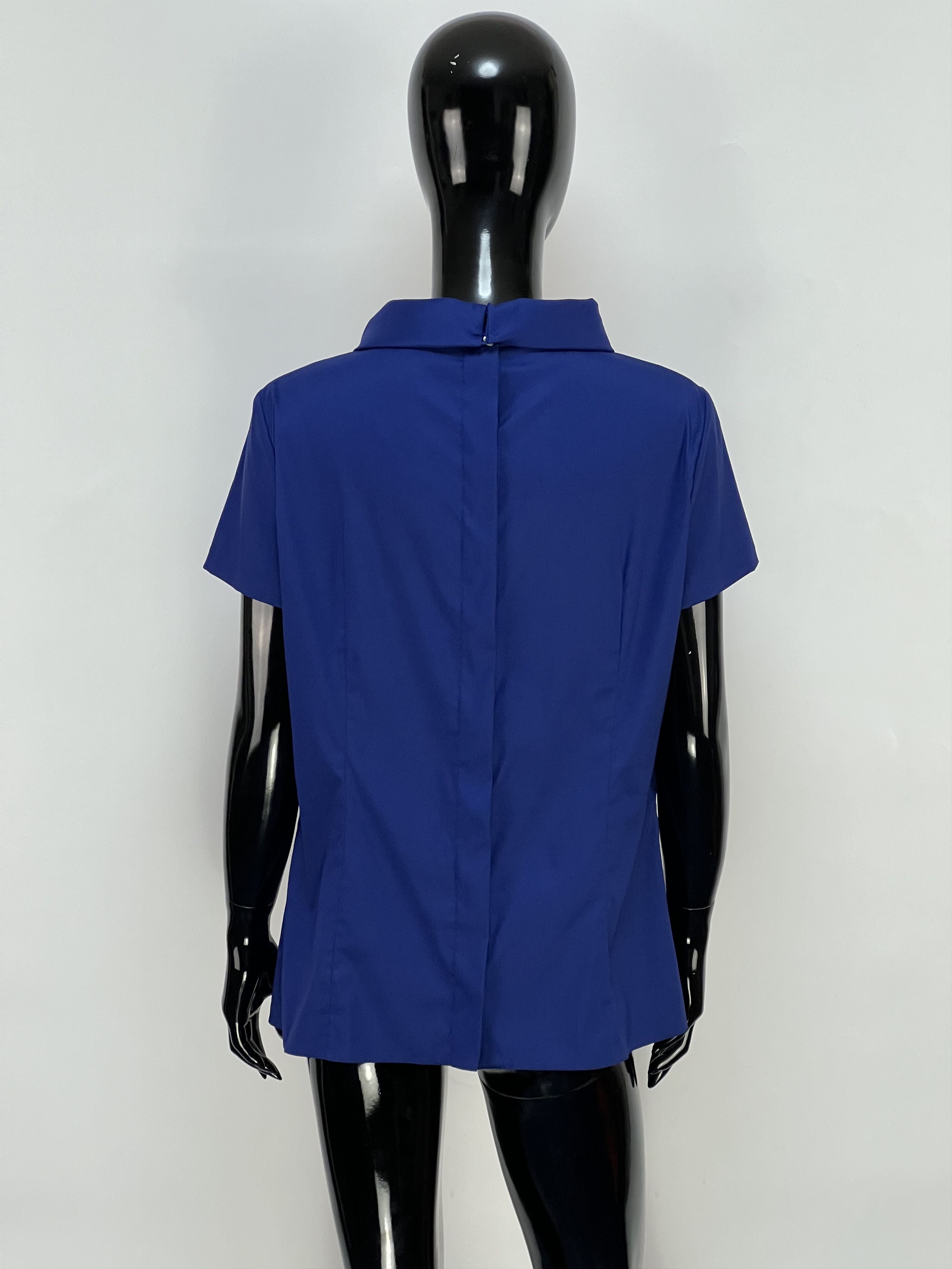 Prada PRADA Blue Cotton Blouse Size IT 46 Size L / US 10 / IT 46 - 3 Thumbnail