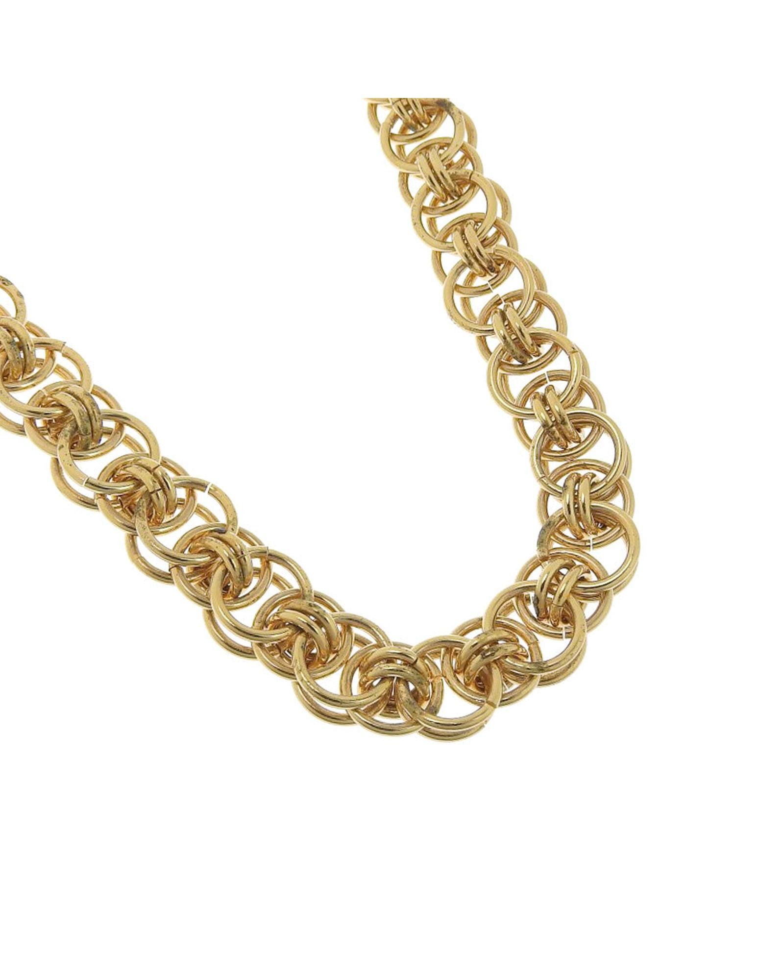 image of Gold Plated Chanel Mademoiselle Necklace, Women's