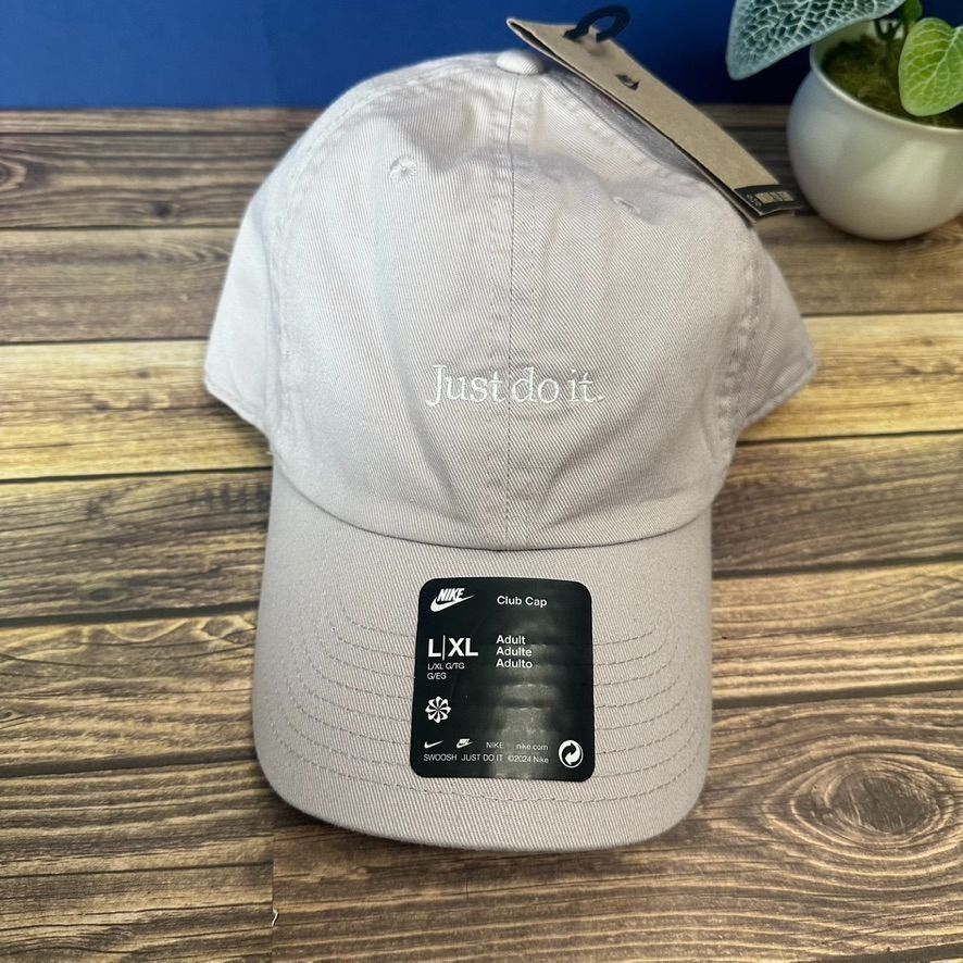 Nike Nike Unisex Club Unstructured Just Do It Cap NWT L/XL Violet Size ONE SIZE - 2 Thumbnail