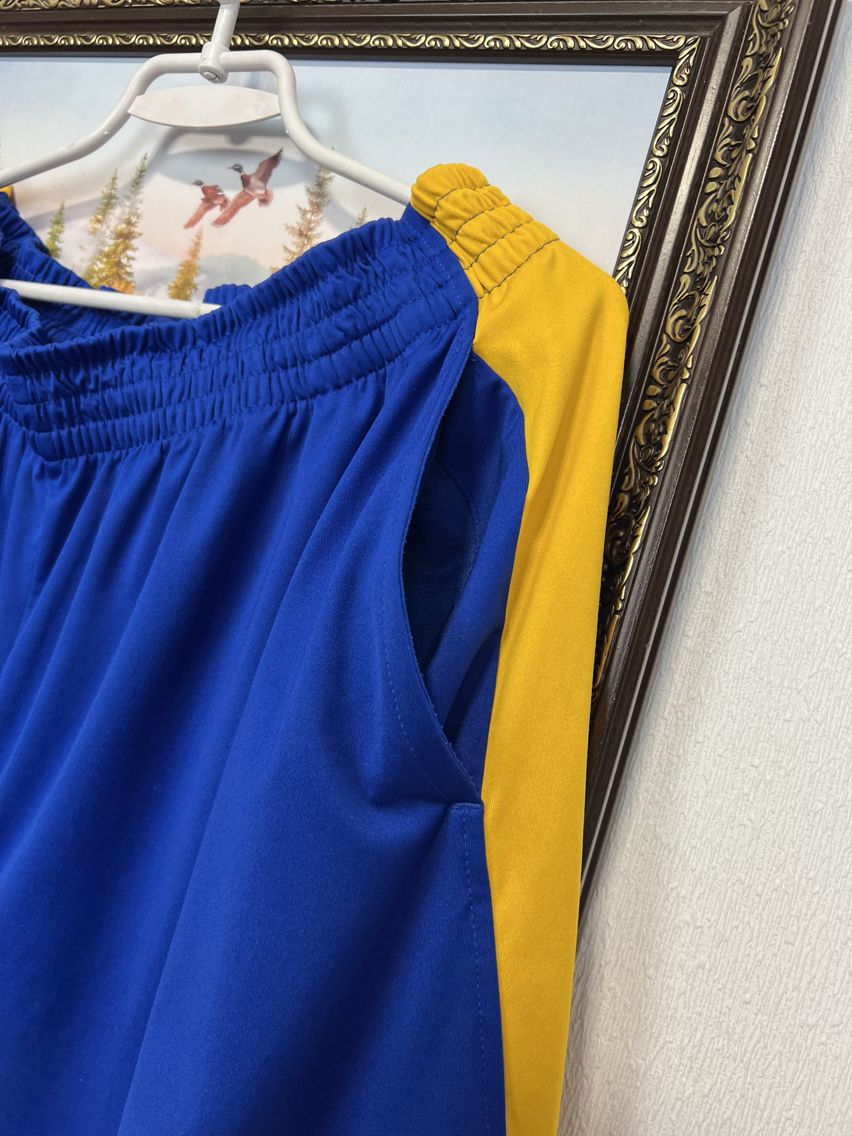Adidas Adidas Golden State Warriors NBA Basketball Shorts Athletic Size US 38 / EU 54 - 5 Thumbnail