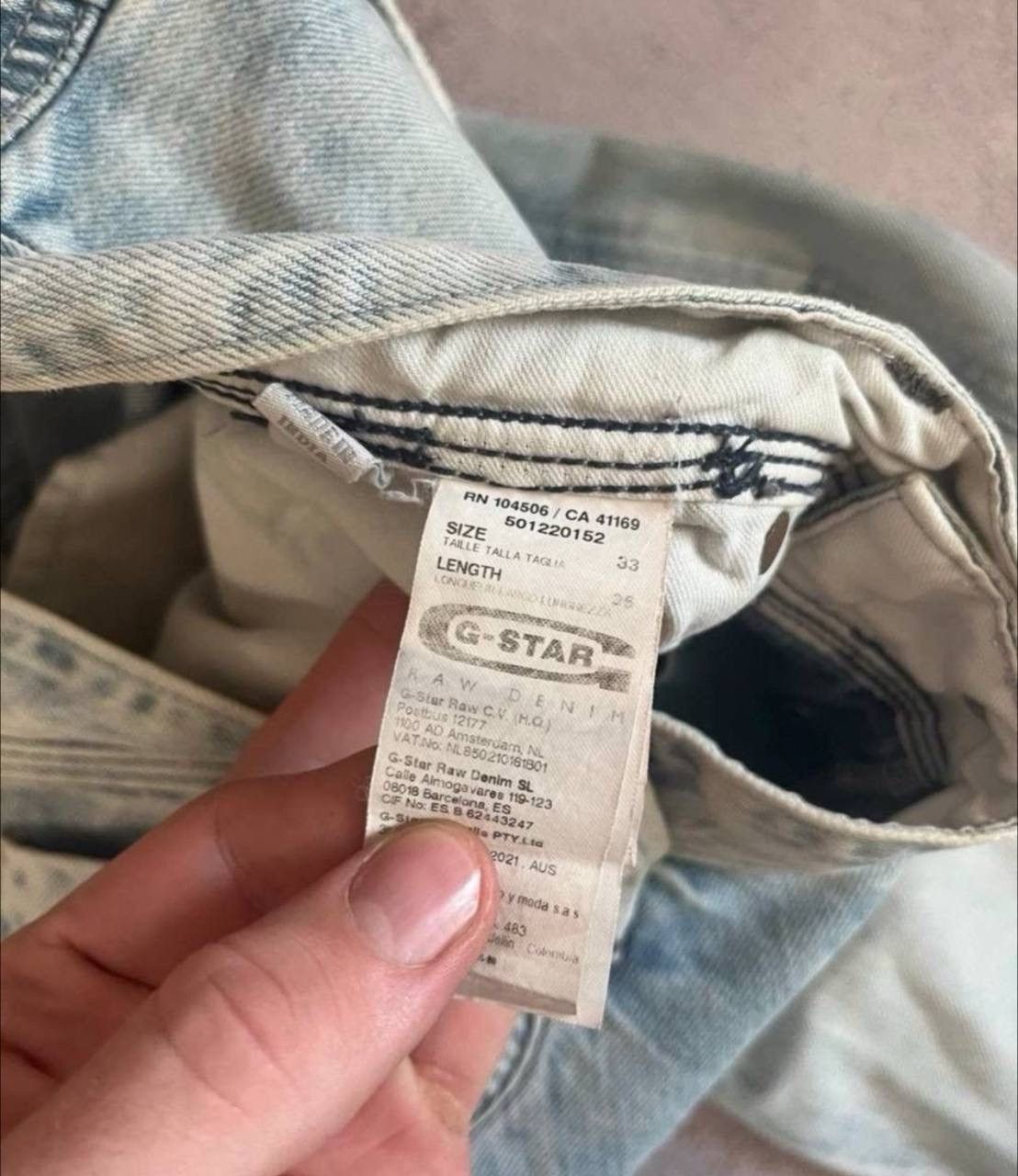 G-Star G STAR Cargo faded vintage avant garde y2k pants Size US 33 - 7 Thumbnail