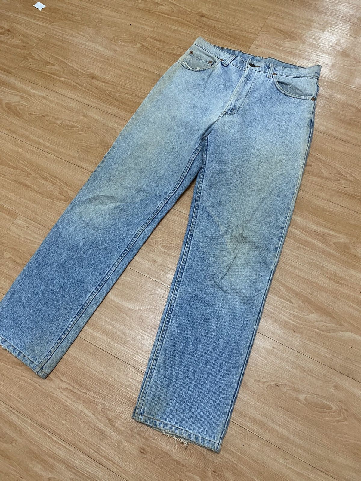 Levi's × Vintage Vintage 90s levis 510 regular fit distressed denim Size US 30 / EU 46 - 4 Thumbnail