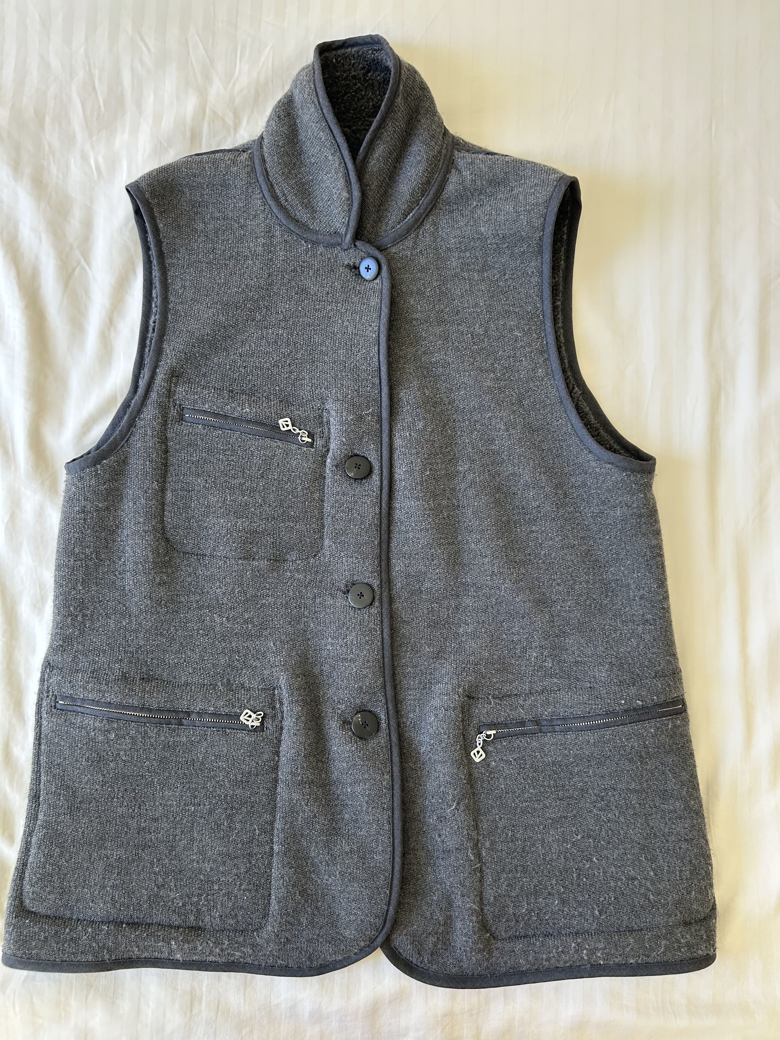 Visvim visvim sport Wool Boa Gilet Grey Size US XL / EU 56 / 4 - 4 Thumbnail