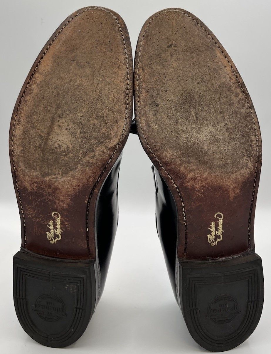 Florsheim Vintage Florsheim Imperial Tassel Black Leather Loafers 10B Size US 10 / EU 43 - 13 Thumbnail