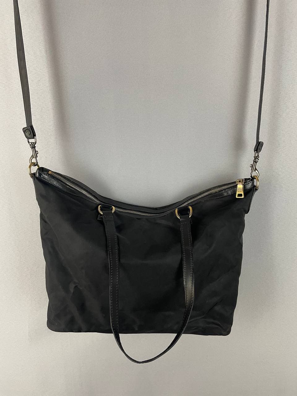 Prada Prada Nylon Black Bag Size ONE SIZE - 12 Thumbnail