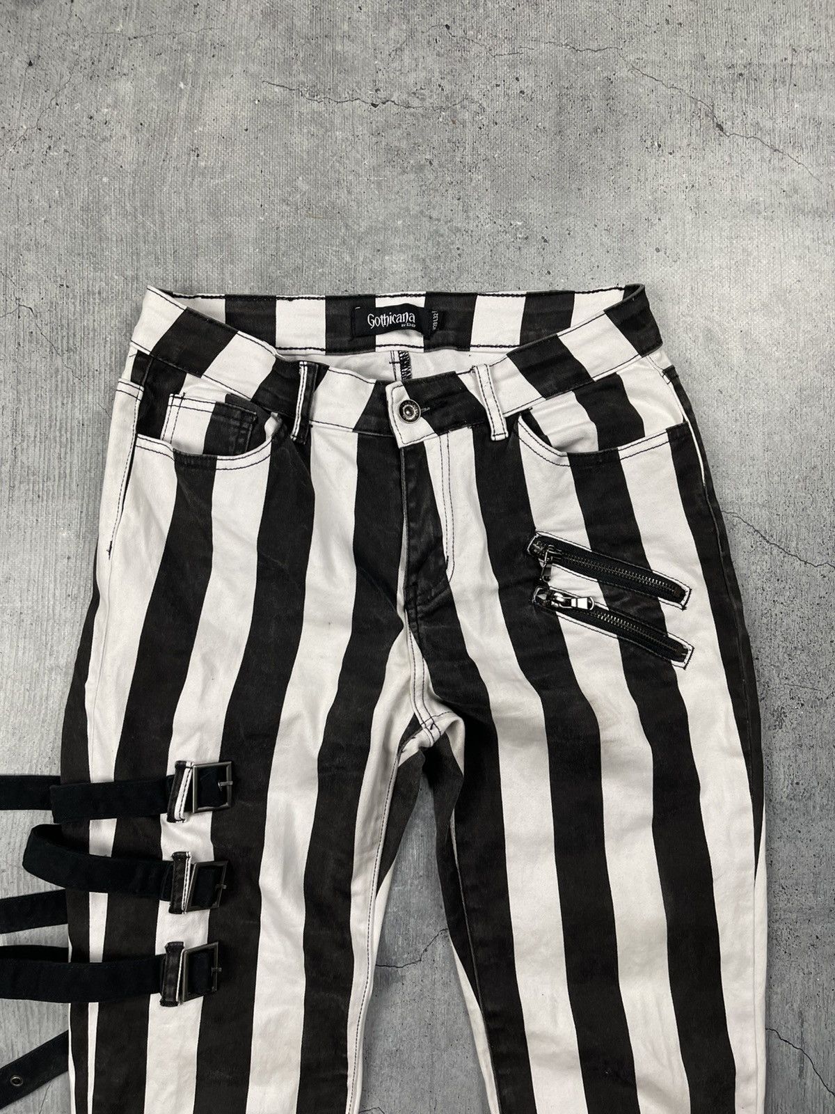 Other 🔥VERY RARE GOTHICANA BY EMP AVANT GARDE BONDAGE PANTS🔥 Size US 29 - 6 Thumbnail