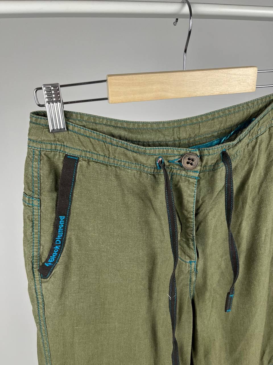 Black Diamond Black Diamond Womens 100% Lined Green Pants Size S (0474) Size 30" / US 8 / IT 44 - 3 Thumbnail