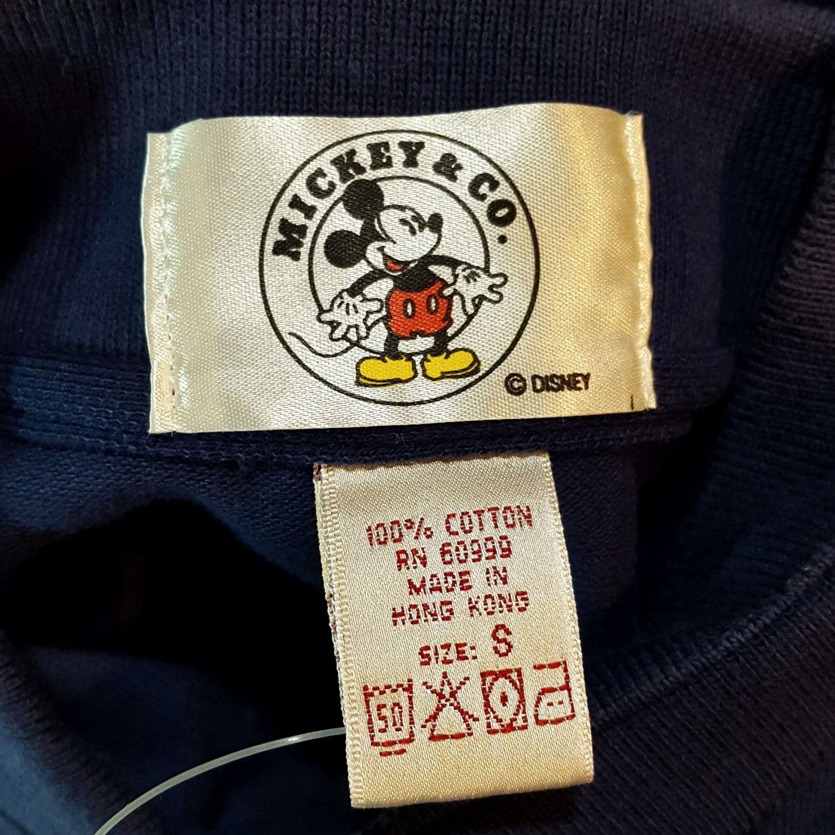 Mickey & Co. VINTAGE Mickey's Golf Club Men's Small Cartoon Button Collared Polo Shirt Polo Shirt Mens S Blue 90s Disney Golf Tennis Casual Size US S / EU 44-46 / 1 - 6 Thumbnail