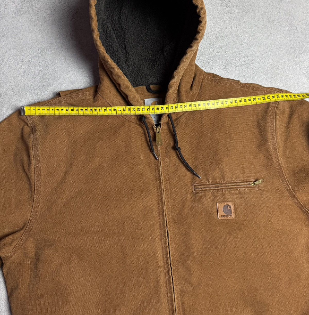 Carhartt Carhartt J141-211 Sherpa Lined Work Hooded Jacket Size US XL / EU 56 / 4 - 17 Thumbnail