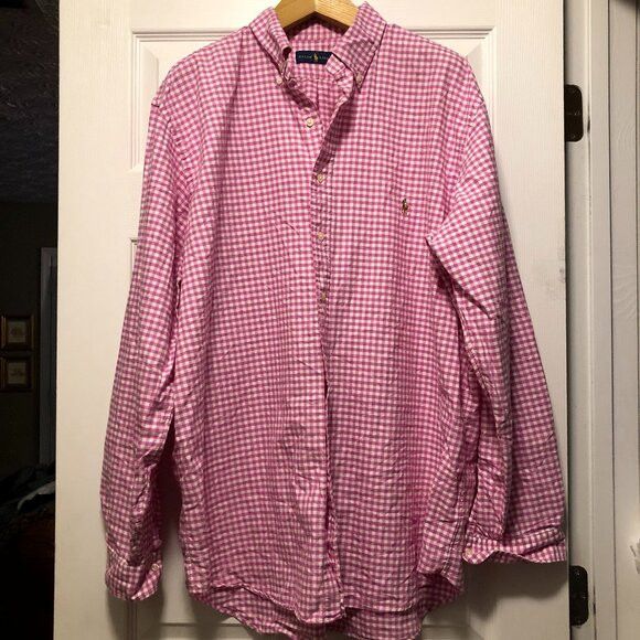polo Ralph Lauren big & tall men's new cotton shirt sz: XLT