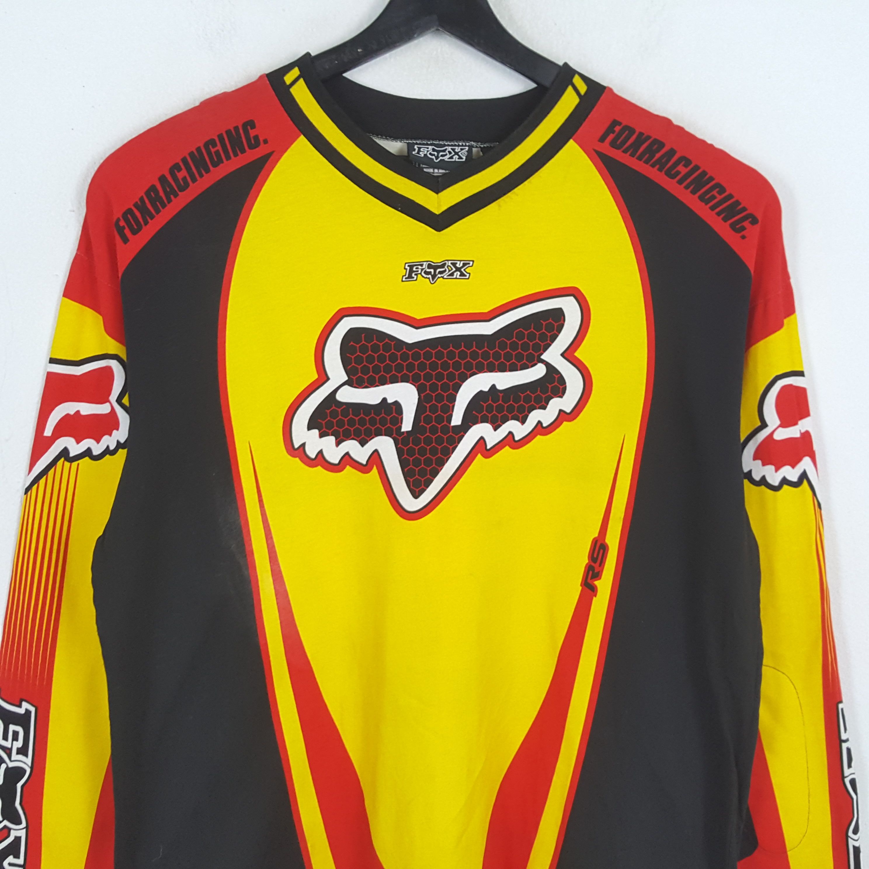 Fox Racing × Vintage FOX RACING Extreme Sports Motocross Racing Tshirt Size US L / EU 52-54 / 3 - 2 Thumbnail