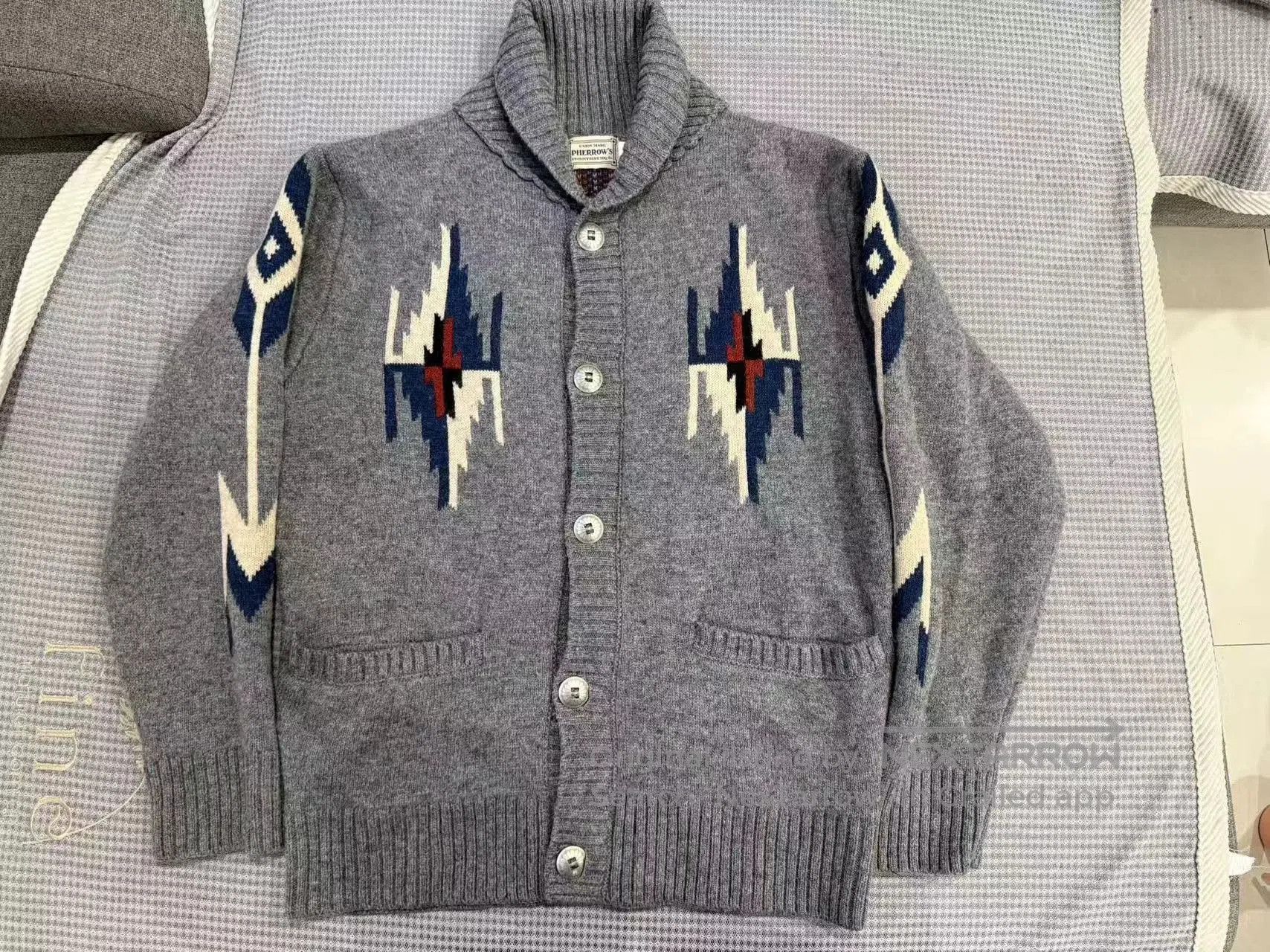 Pherrow's Pherrow Navajo Wool Coat Sweater. Size US XXS / EU 40 - 1 Thumbnail