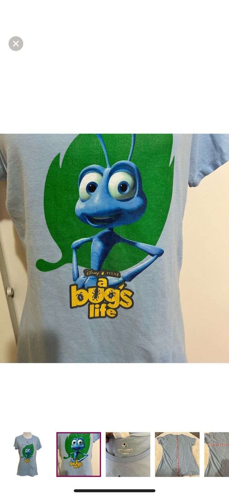 Disney Disney Pixar port and company medium a bugs life tee Size M / US 6-8 / IT 42-44 - 2 Thumbnail