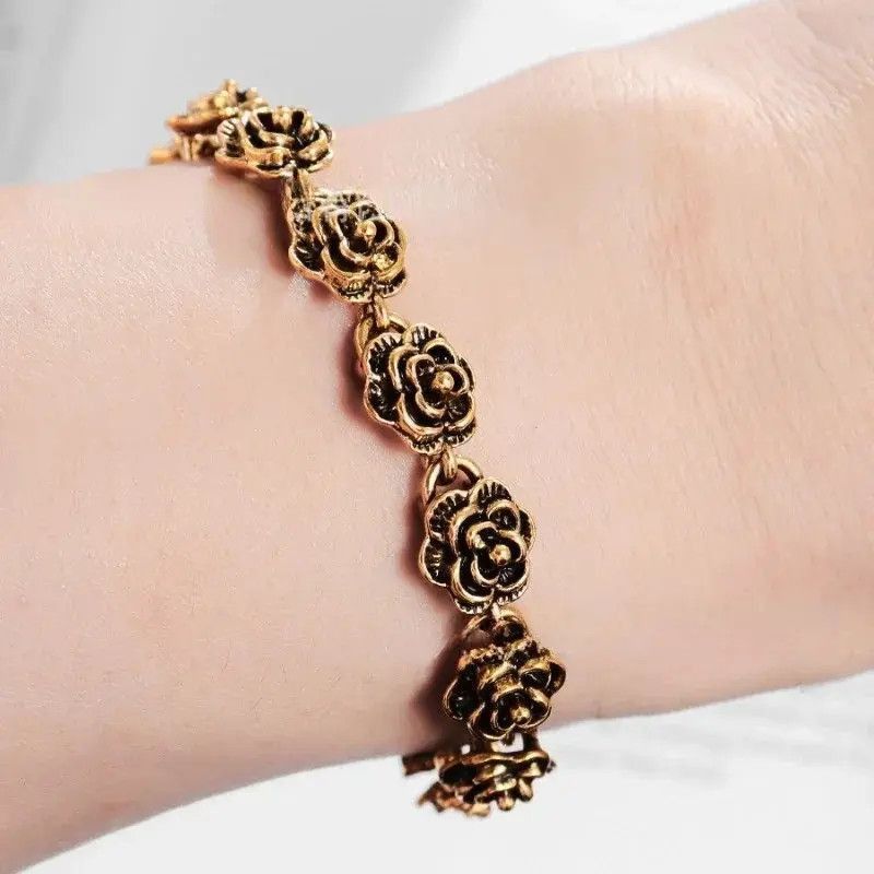 Japanese Brand 18cm Y2K Rose Bracelet Size ONE SIZE - 1 Thumbnail