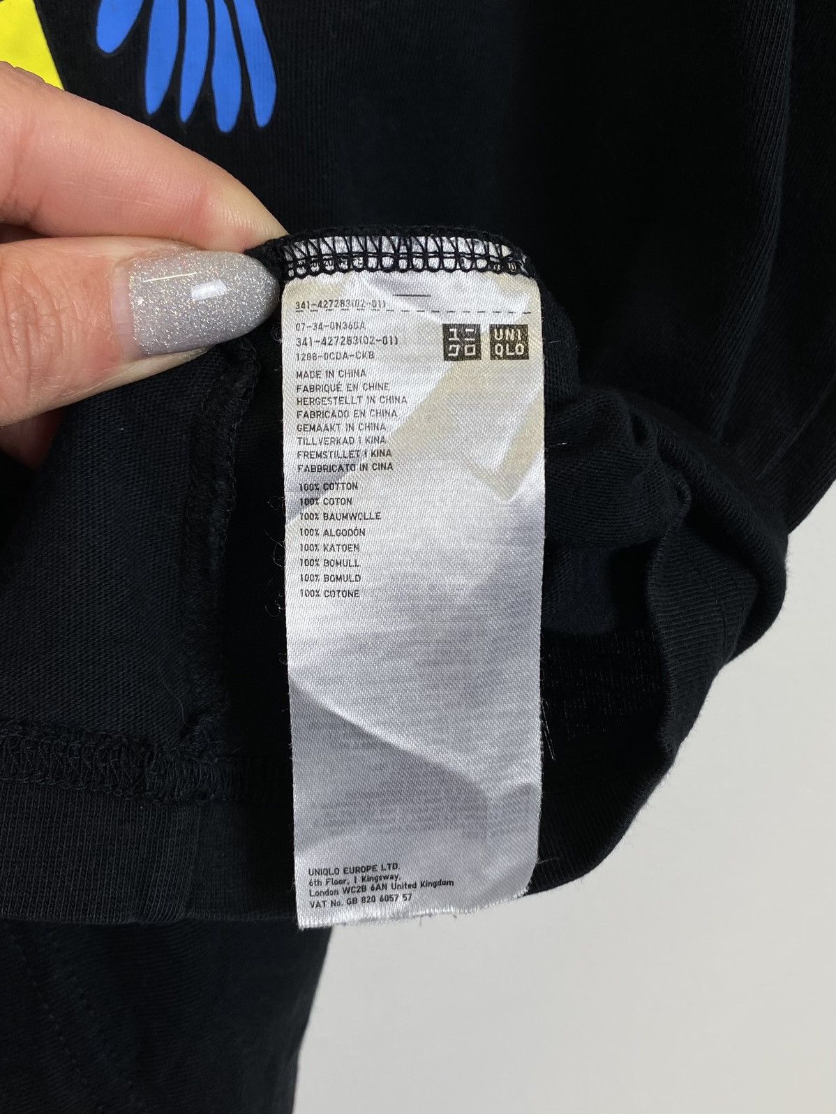 Uniqlo Uniqlo x Todd James Art Japanese Tee Men’s Size M Black Size US M / EU 48-50 / 2 - 7 Thumbnail