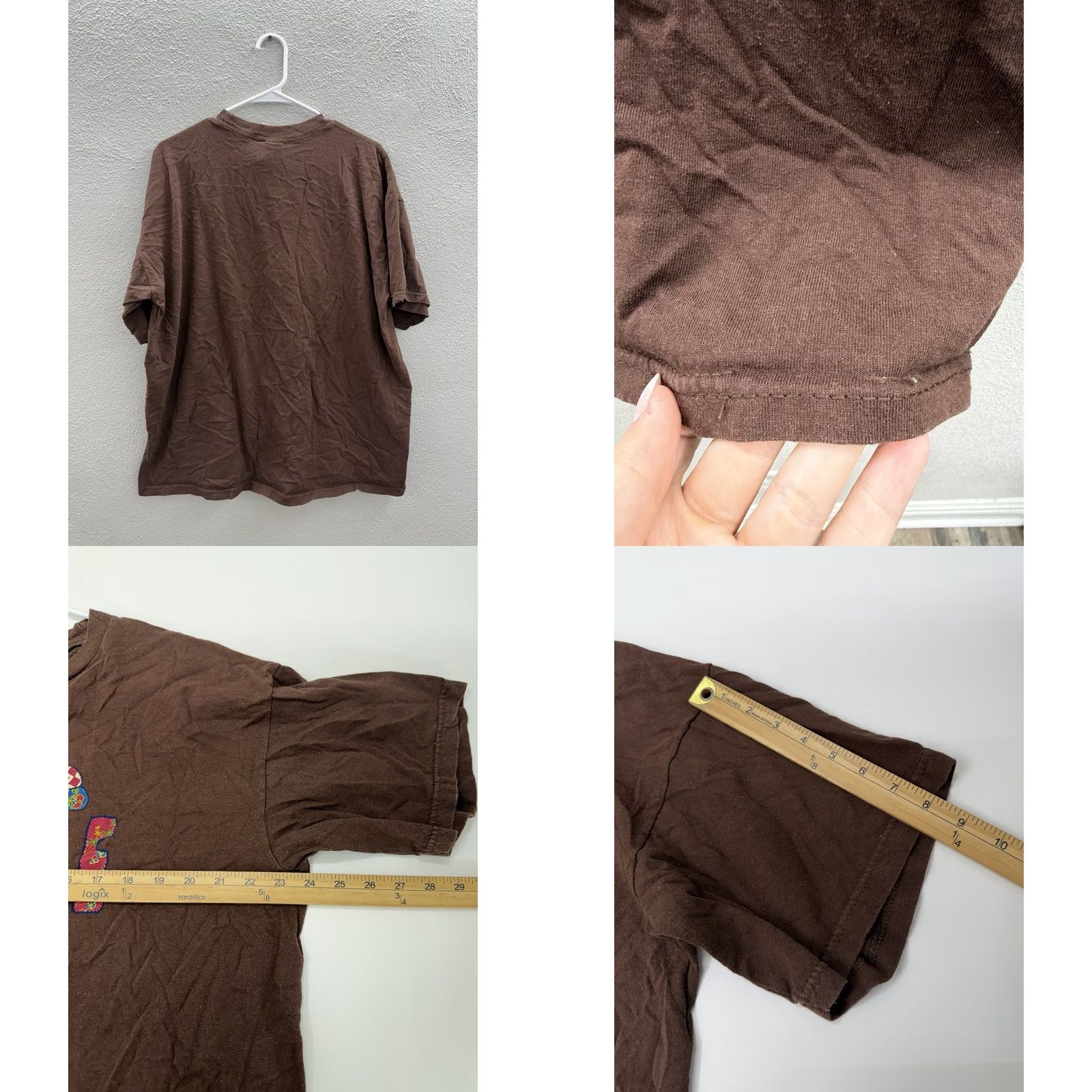 Vintage Sport Attack T-Shirt Size Large Brown Nashville Quilt Graphic Short Sleeve Size US XL / EU 56 / 4 - 8 Thumbnail