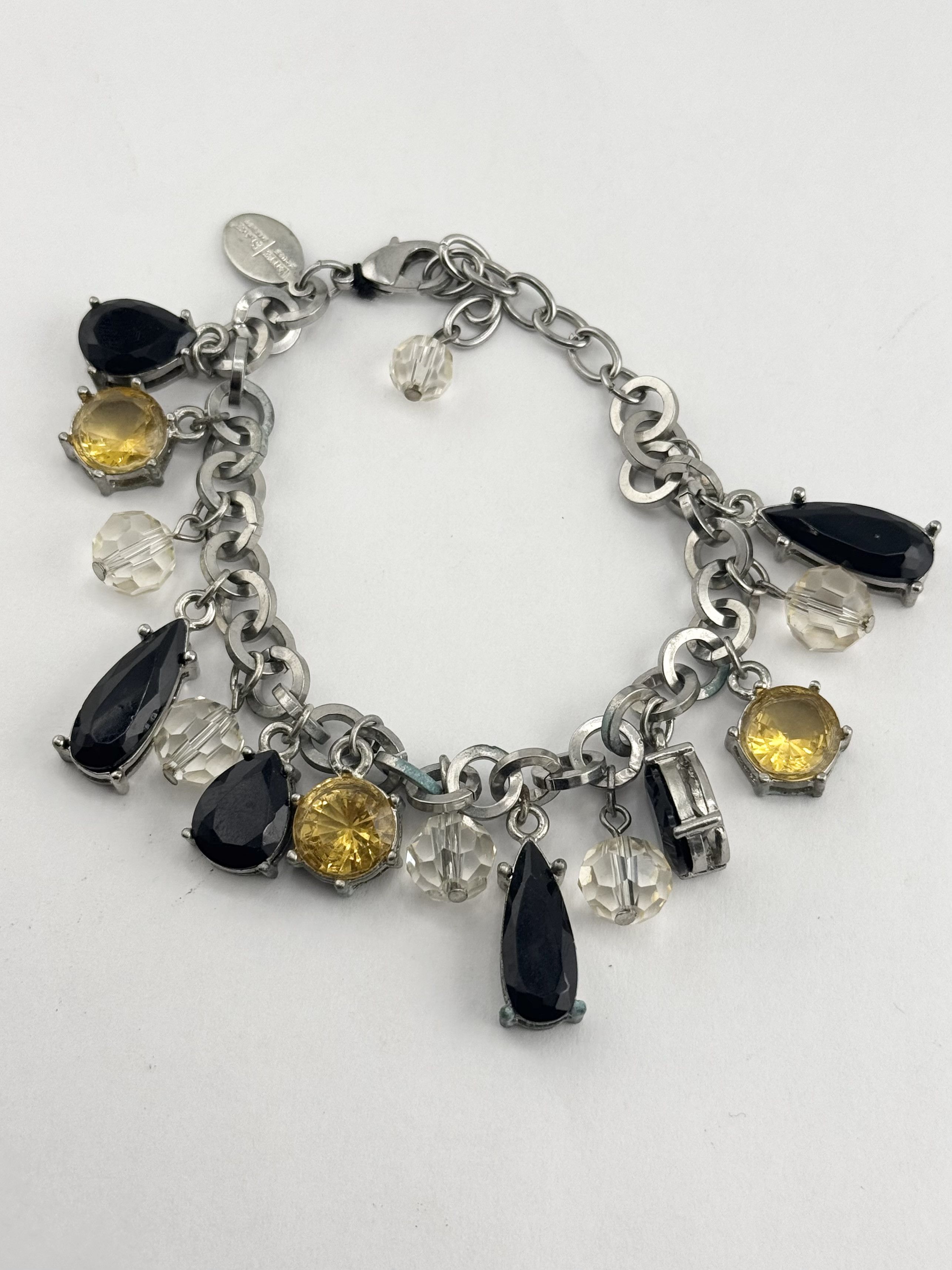 White House Black Market White House Black Market rhinestone charm bracelet Size ONE SIZE - 3 Thumbnail