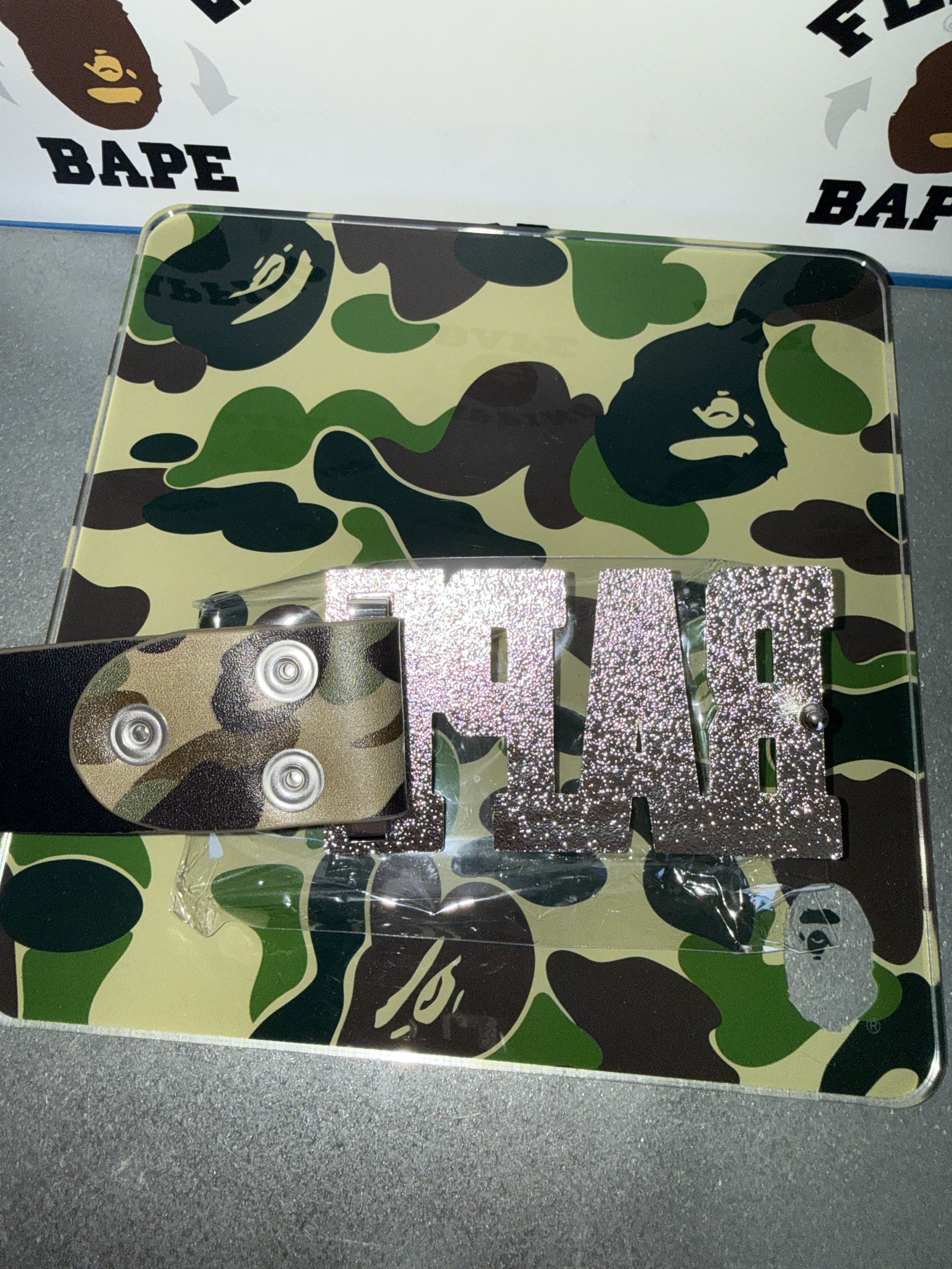 Bape BAPE 1ST CAMO BAPE LEATHER BELT (L/36) Size 36 - 3 Thumbnail