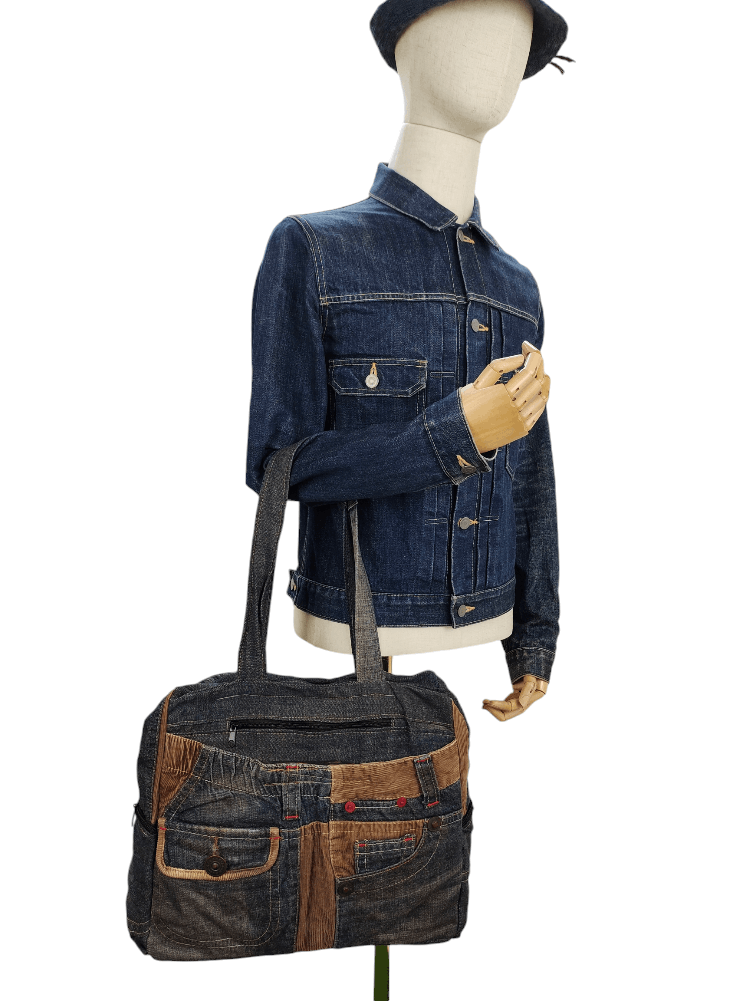 Vintage Vintage A6 Jeans Custom Tote Bag Size ONE SIZE - 1 Thumbnail