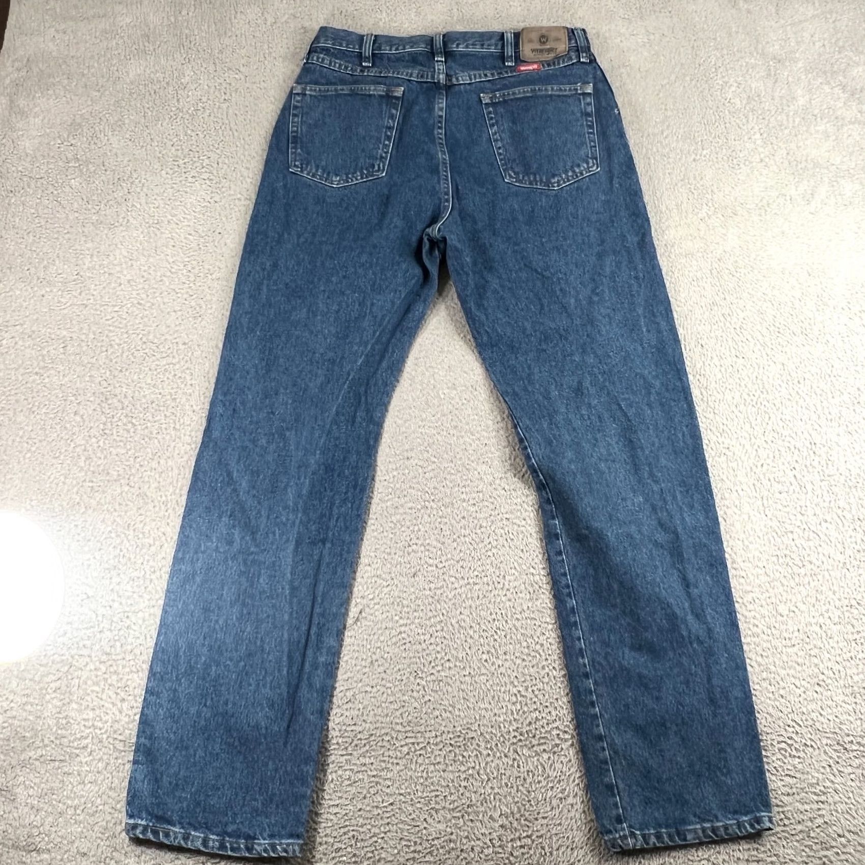 Wrangler VINTAGE Wrangler Jeans 96501DS Mens 36x34 Med Wash Western Straight Leg VTG Size US 36 / EU 52 - 7 Thumbnail