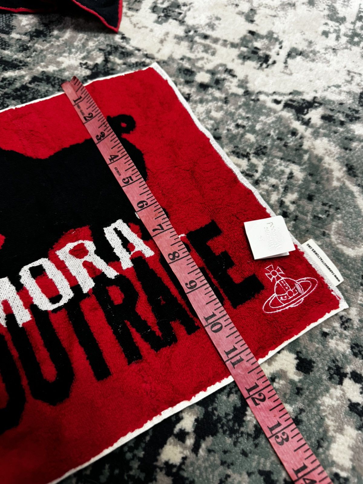 Vivienne Westwood VIVIENNE WESTWOOD MORAL OUTRAGE SS15 FACE TOWELD Size ONE SIZE - 5 Thumbnail