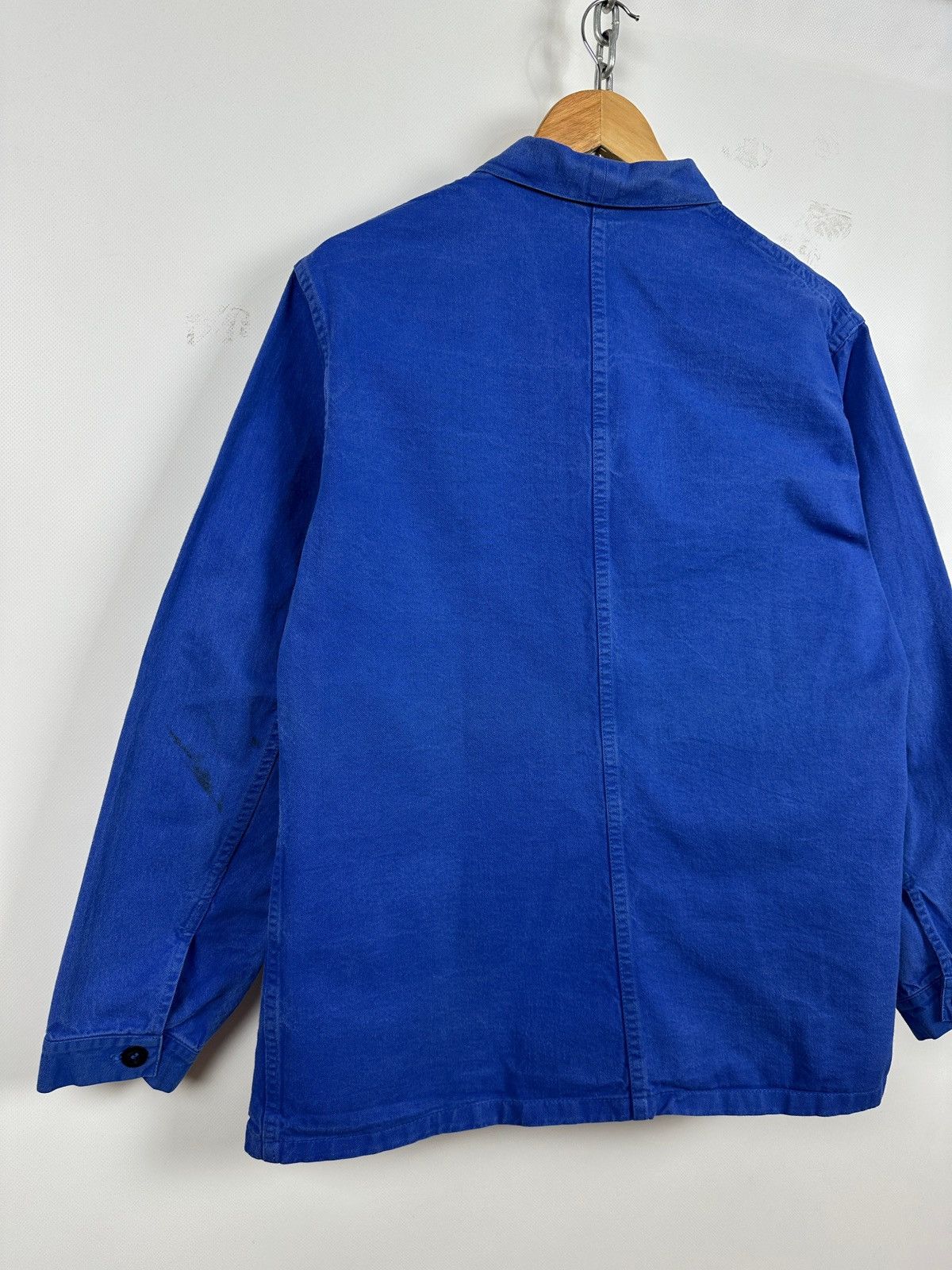 Le Laboureur 80s Vintage Lutteurs French Workwear Sanfor Chore Jacket Size US M / EU 48-50 / 2 - 15 Thumbnail