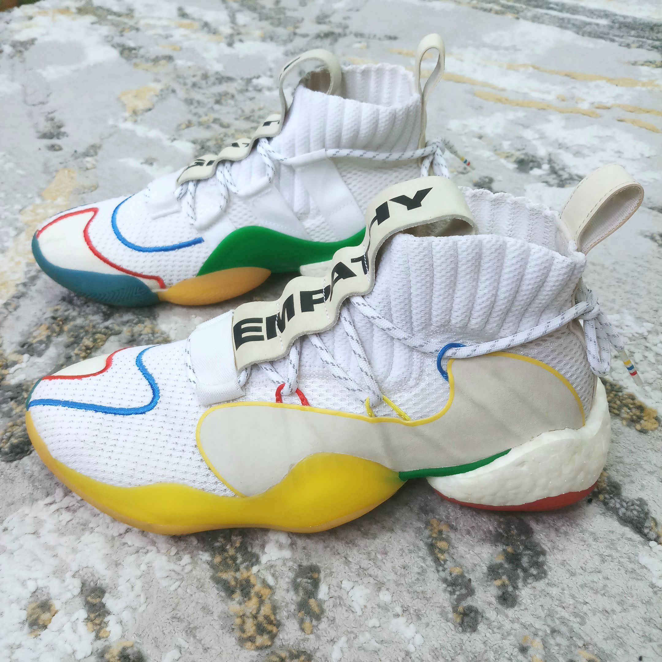 Adidas × Pharrell Adidas x Pharrell Williams Crazy BYW LVL X Shoes Size US 9.5 / EU 42-43 - 3 Thumbnail