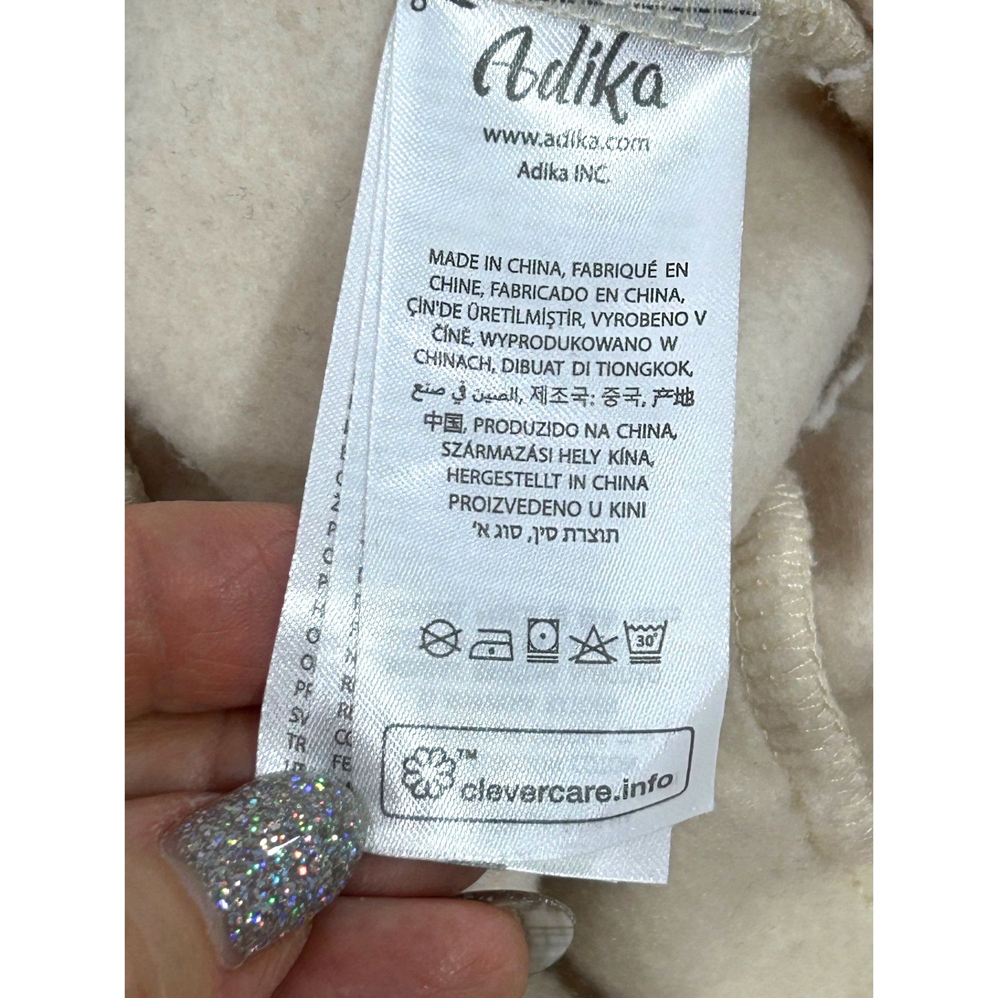 Other Adika Women’s Cream Sweatpants L Graphic Eye Pattern Joggers Size 33" - 10 Thumbnail